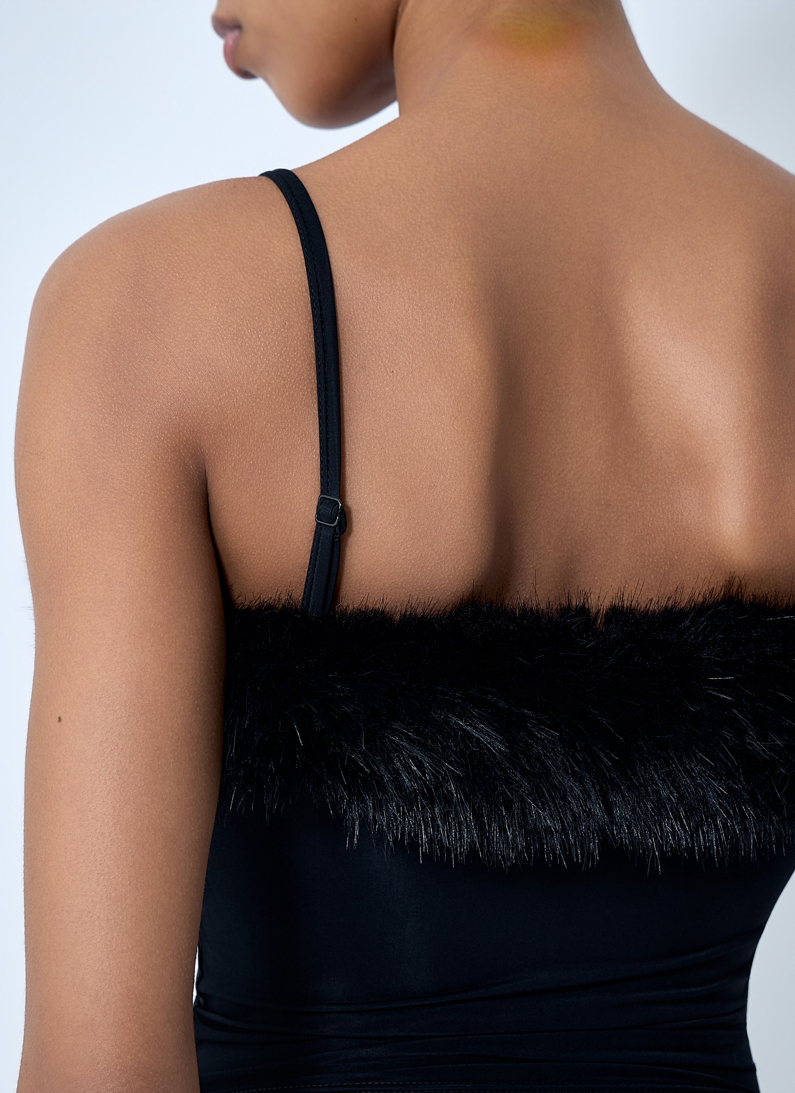 Balenciaga Faux Fur Strap Top Size M / US 6-8 / IT 42-44 - 6 Thumbnail