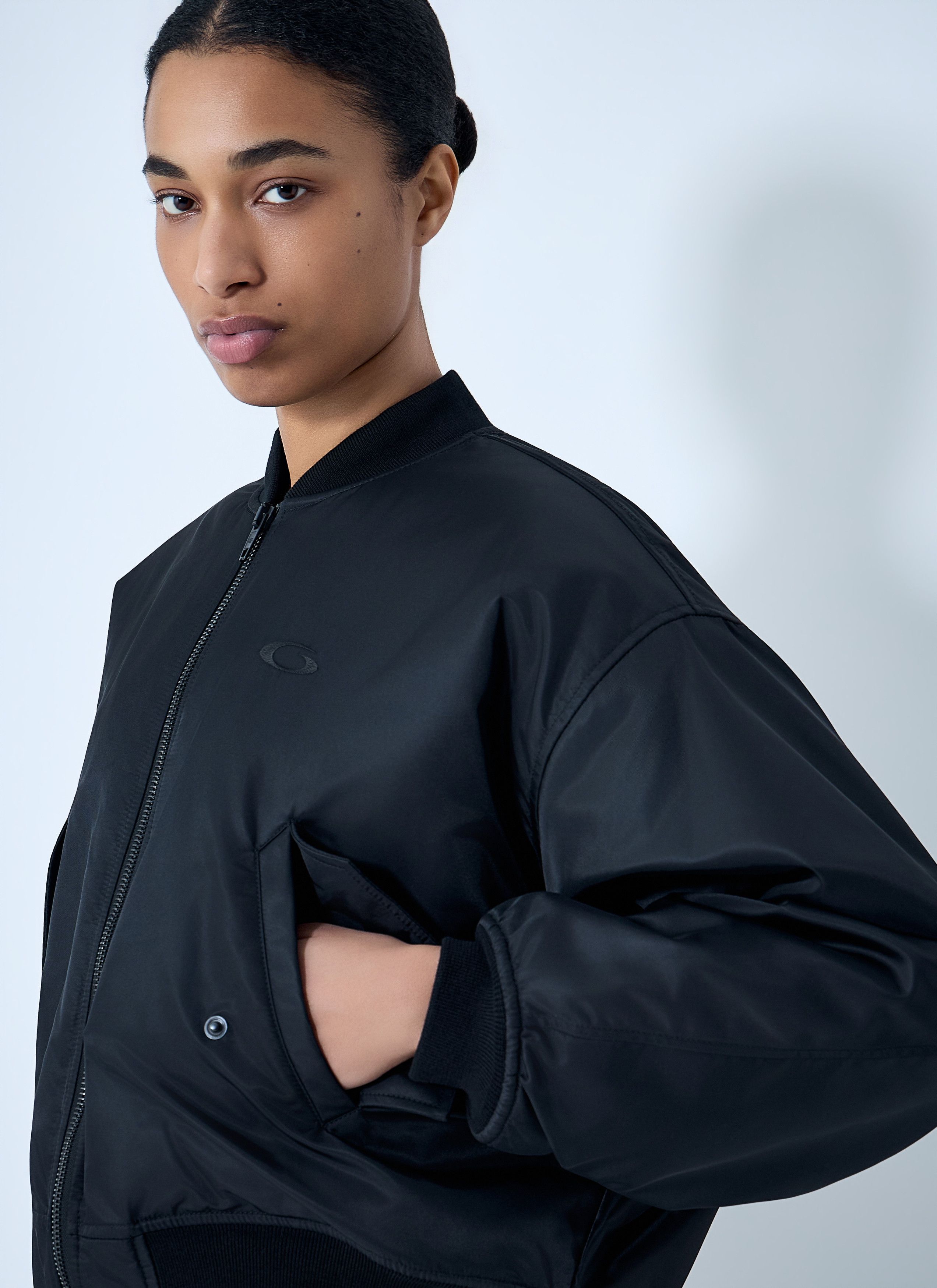 Balenciaga Zip-Front Bomber Jacket Size M / US 6-8 / IT 42-44 - 5 Thumbnail
