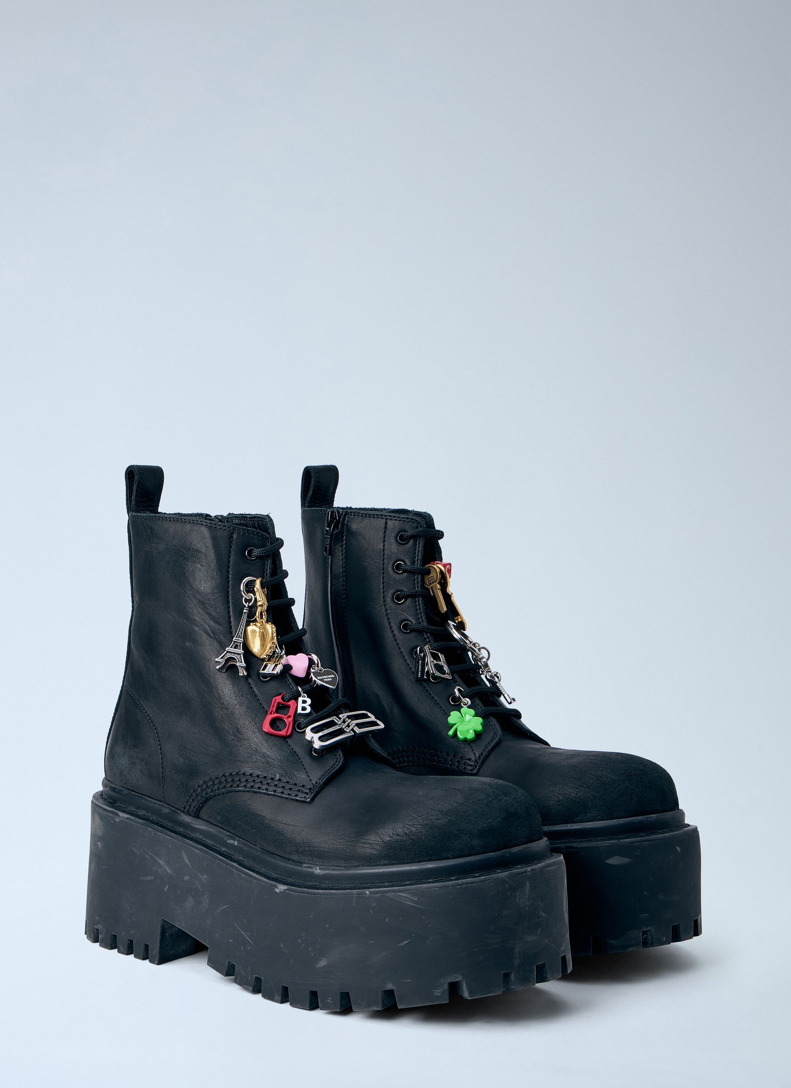 Balenciaga Charm-Detail Platform Boots Size US 10 / IT 40 - 2 Thumbnail