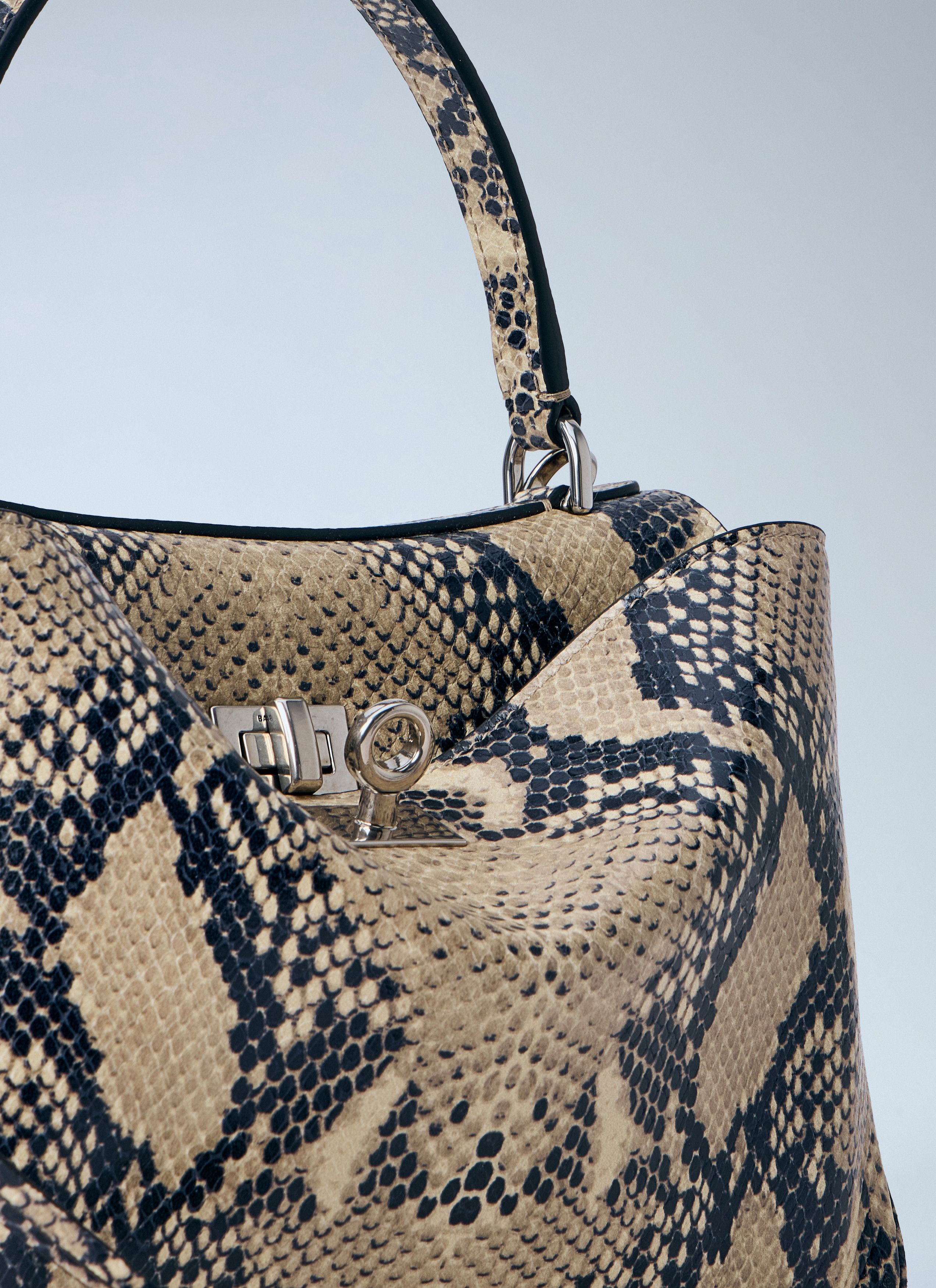 Balenciaga Rodeo Snakeskin-Effect Mini Handbag Size ONE SIZE - 4 Thumbnail