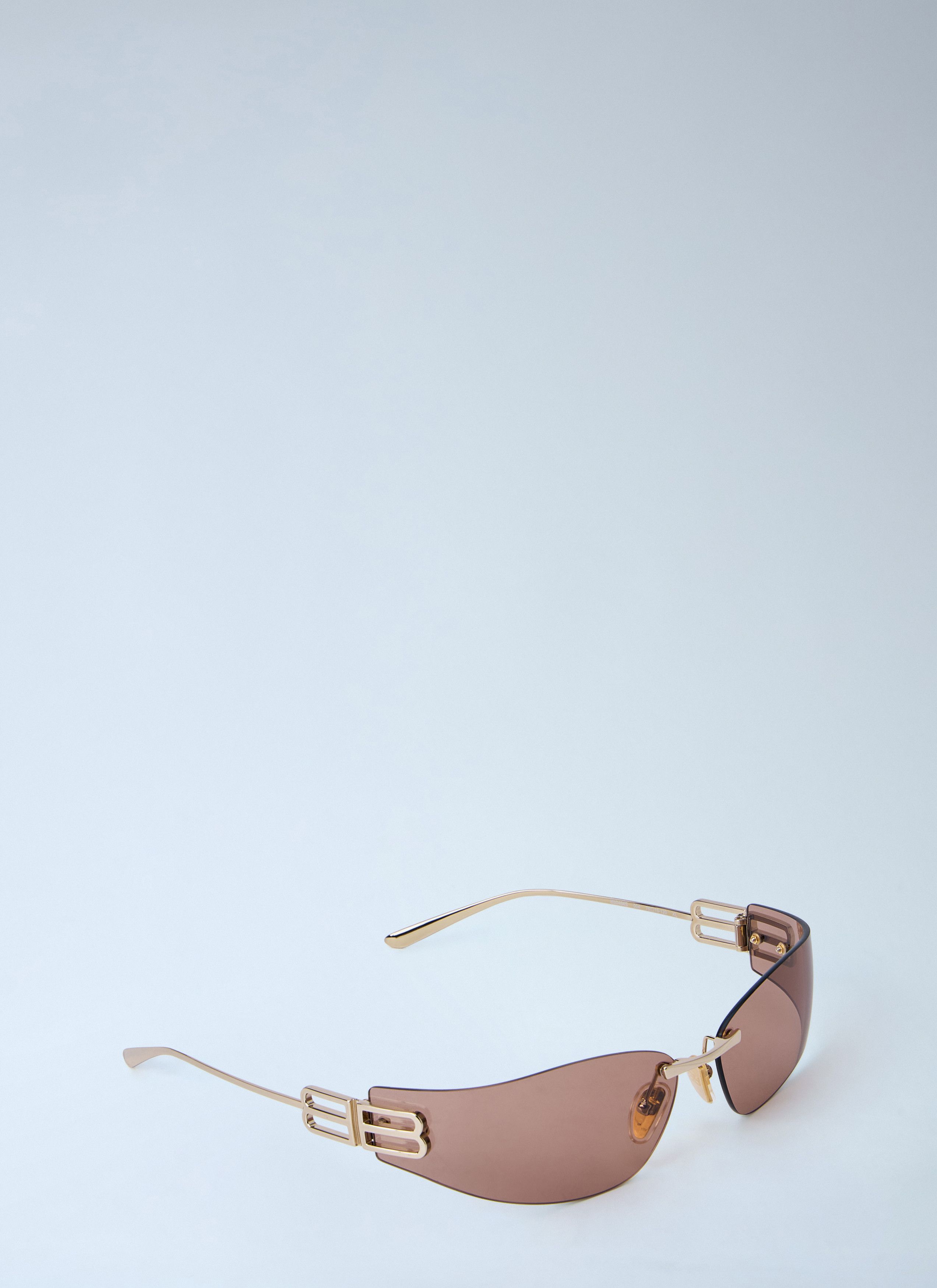 Balenciaga Gossip Rimless Logo Sunglasses Size ONE SIZE - 3 Thumbnail