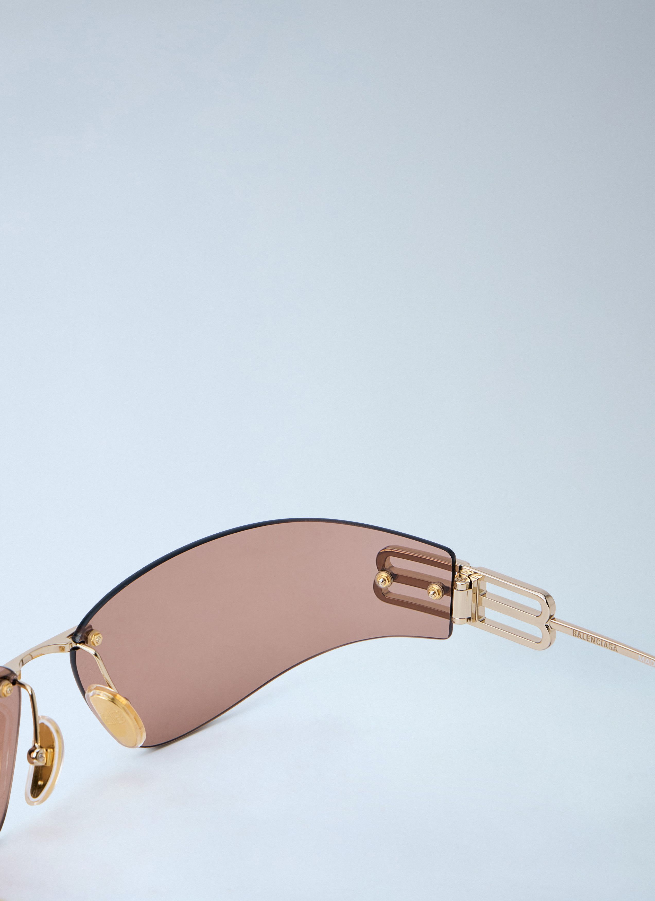 Balenciaga Gossip Rimless Logo Sunglasses Size ONE SIZE - 6 Thumbnail