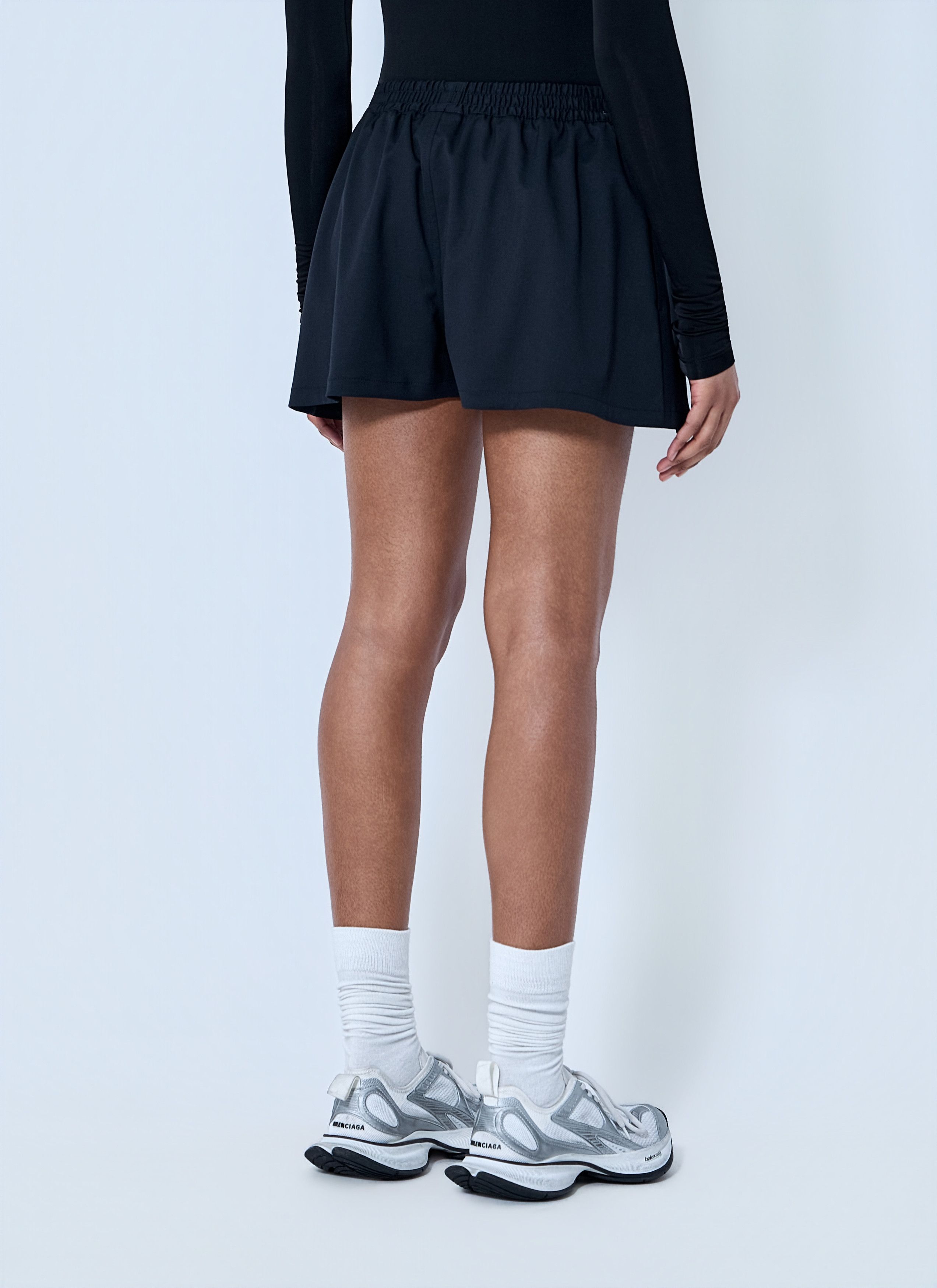 Balenciaga Elasticated Shorts Size 27" / US 4 / IT 40 - 4 Thumbnail