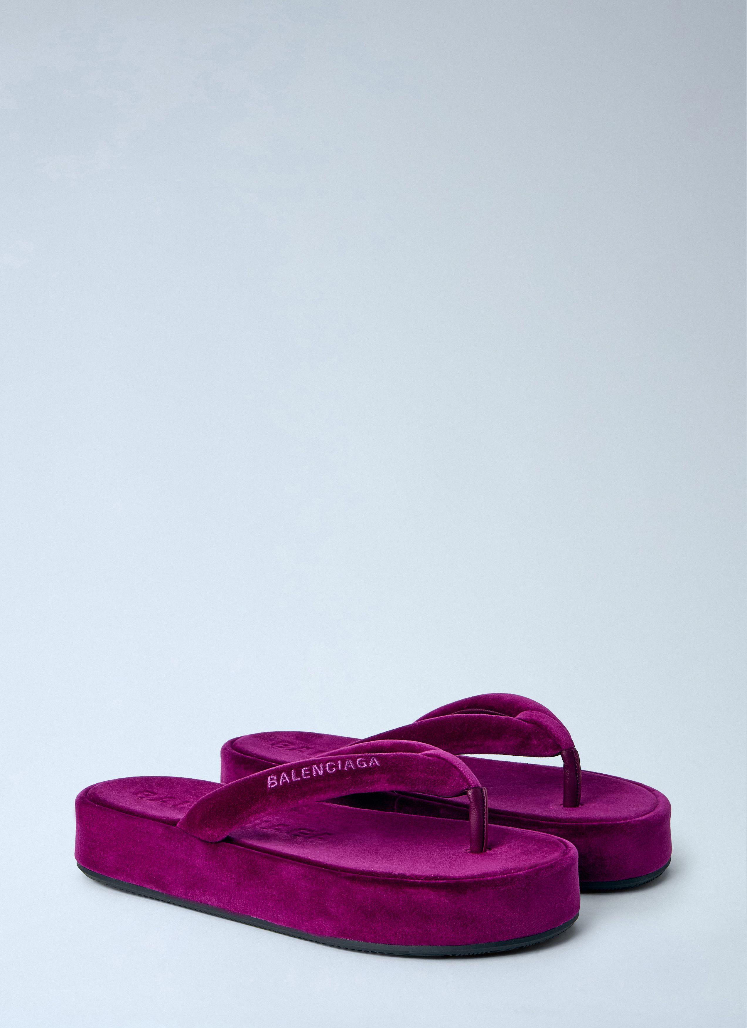 Balenciaga Jet Lag Thong-Strap Sandals Size US 10 / IT 40 - 2 Thumbnail