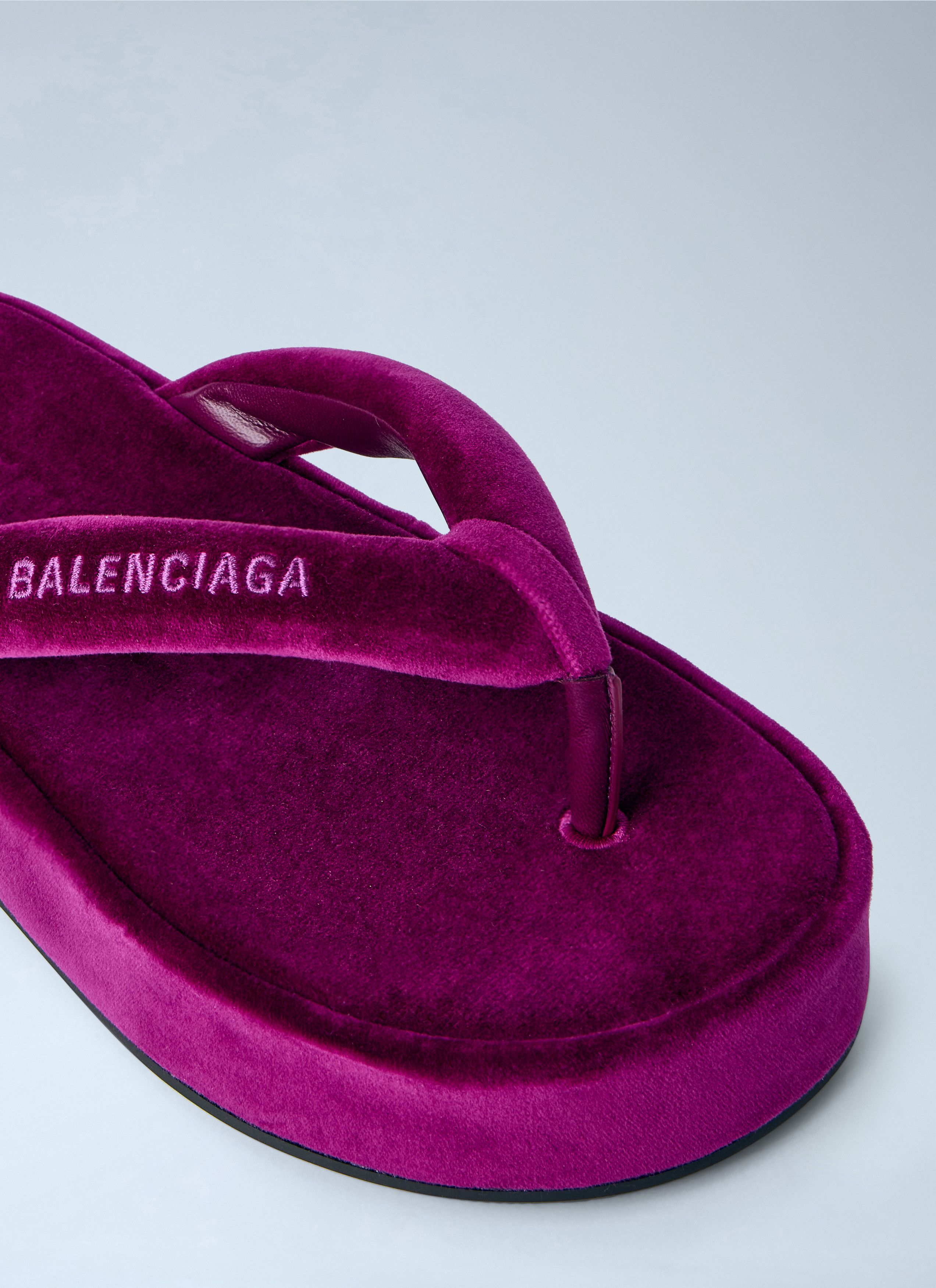 Balenciaga Jet Lag Thong-Strap Sandals Size US 10 / IT 40 - 3 Thumbnail