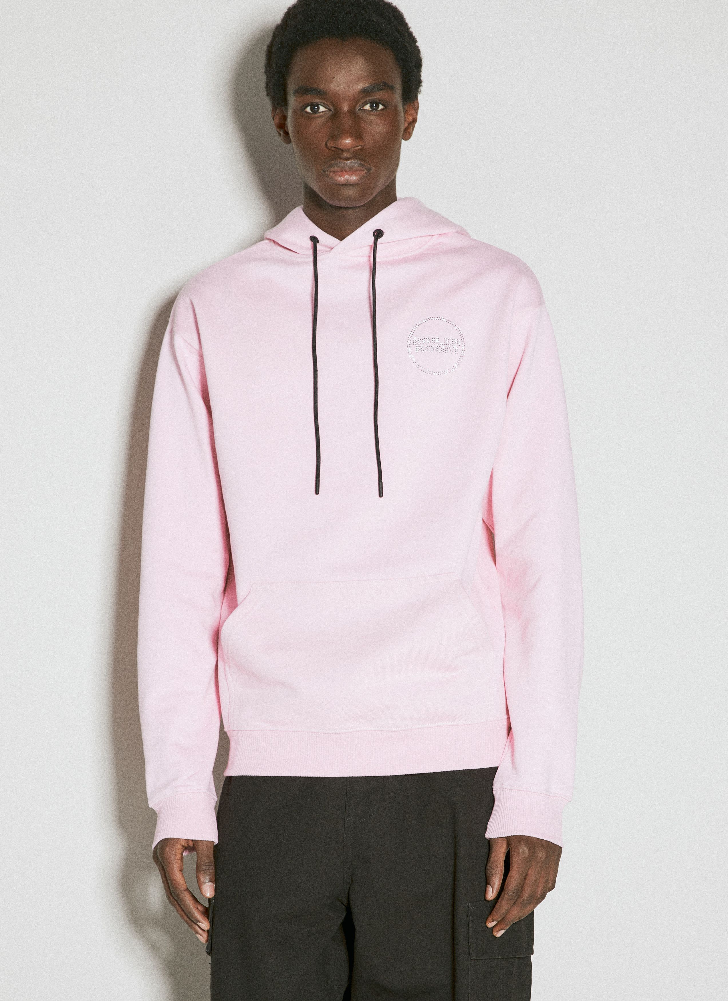 Boiler Room Hooded Sweatshirt With Diamante Logo Motifs Size US M / EU 48-50 / 2 - 3 Thumbnail