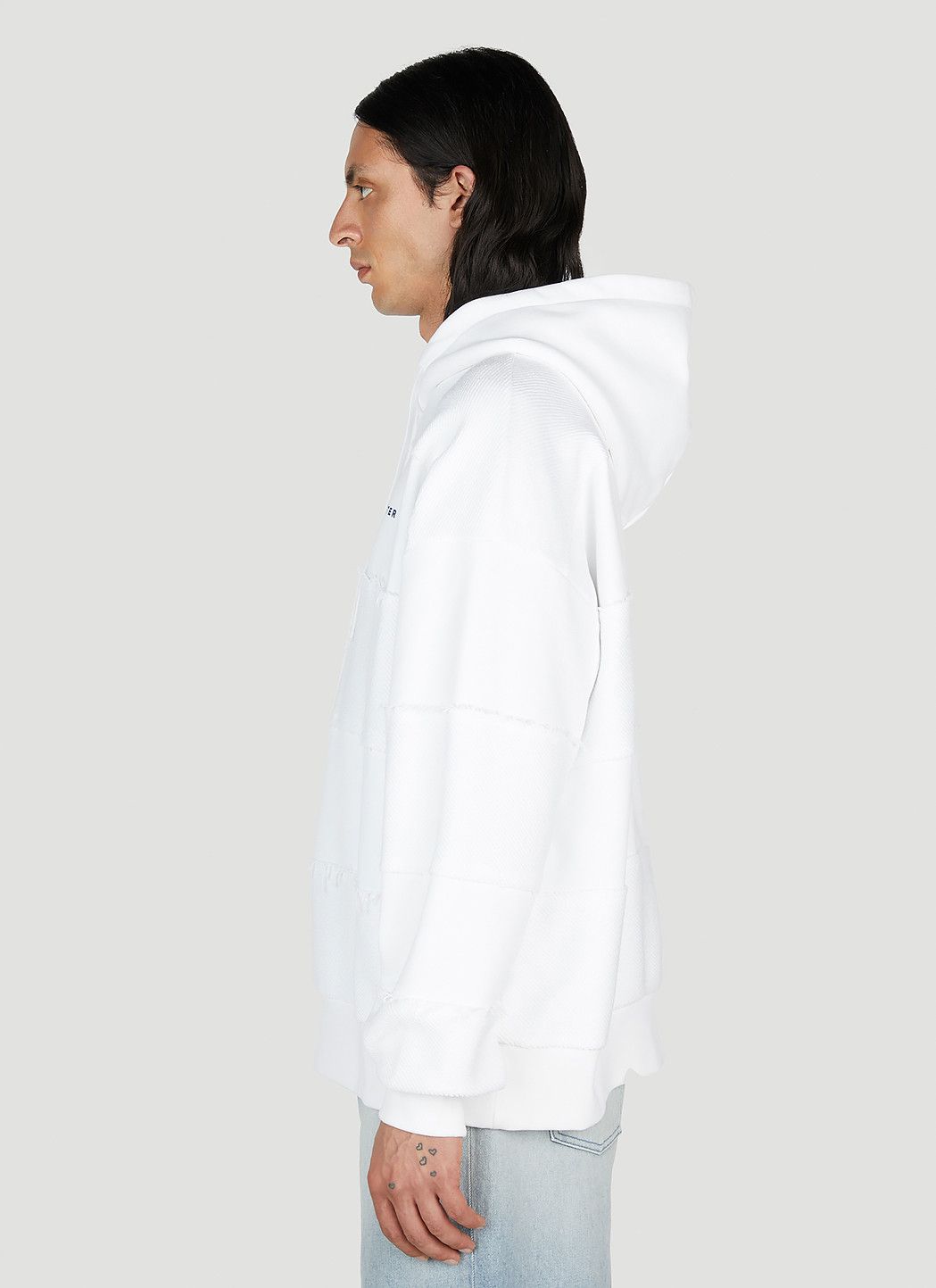 BOTTER Raw Edge Logo Hooded Sweatshirt Size US XL / EU 56 / 4 - 3 Thumbnail