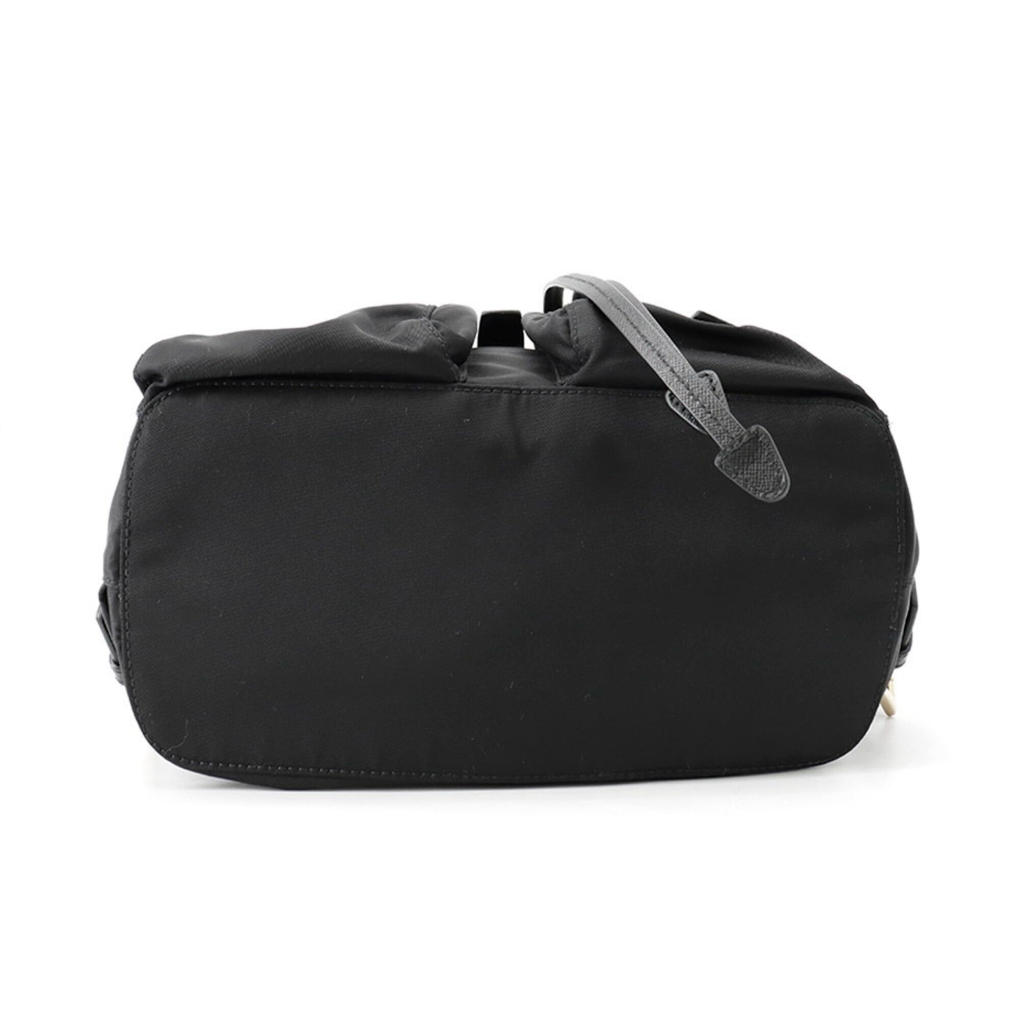 Prada Prada Backpack Small Robot Nylon 1BZ677 PRADA Handbag Black Size ONE SIZE - 3 Thumbnail