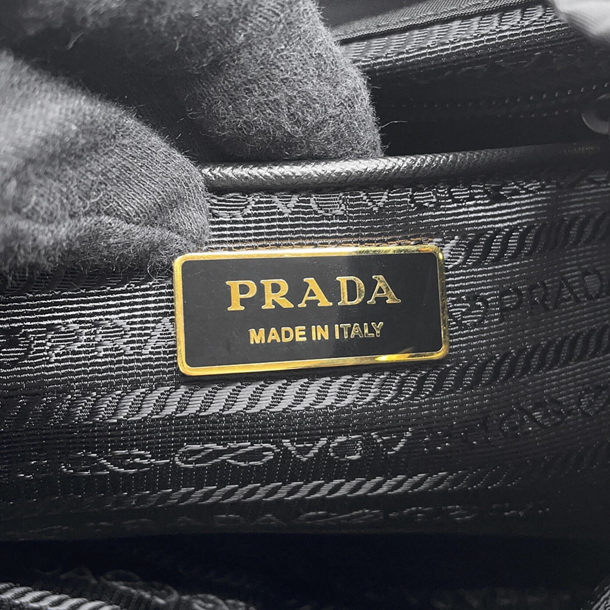 Prada Prada Backpack Small Robot Nylon 1BZ677 PRADA Handbag Black Size ONE SIZE - 11 Thumbnail