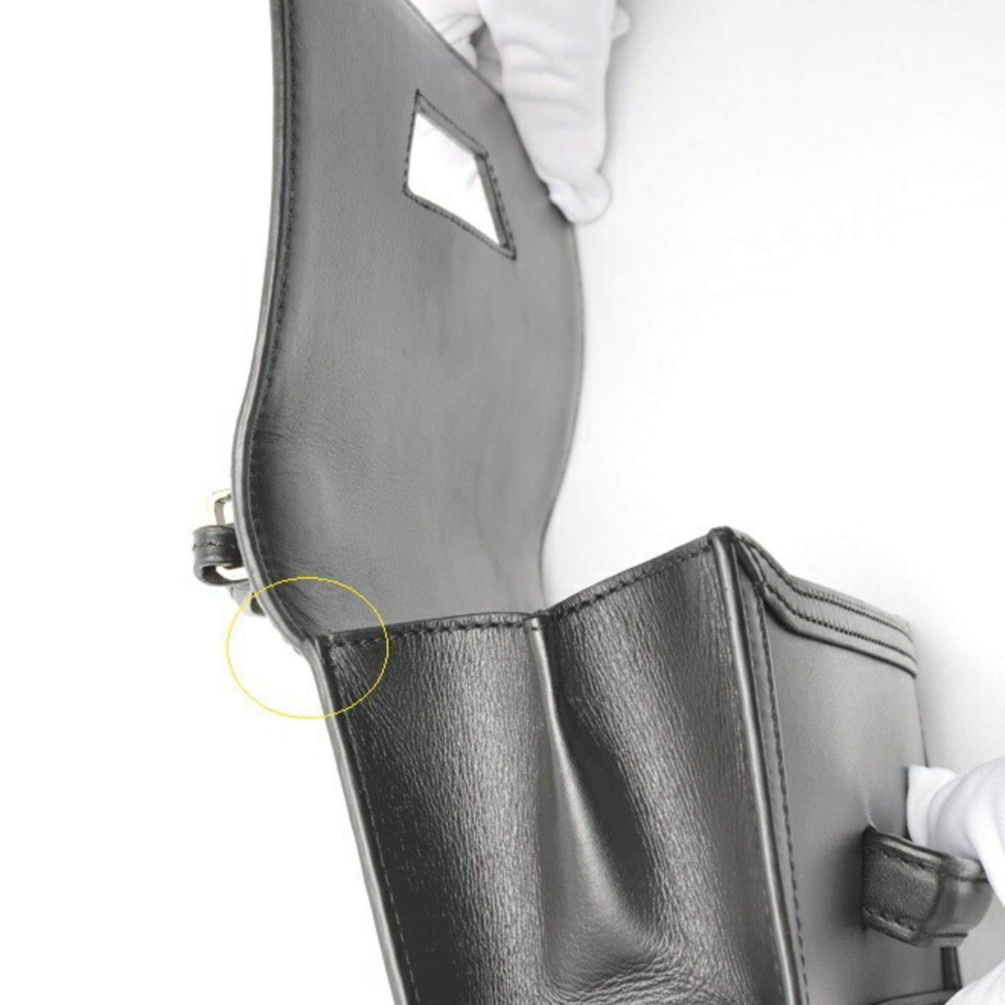 Loewe Loewe Barcelona Bag, Small Shoulder Leather, Black Size ONE SIZE - 8 Thumbnail