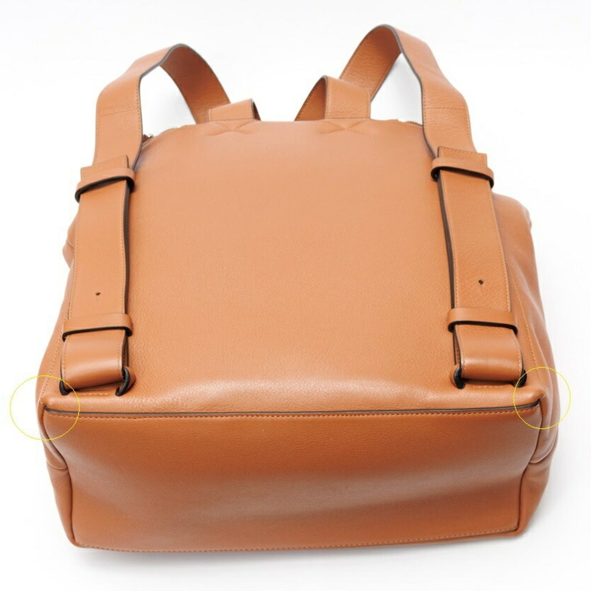 Loewe Loewe Goya Backpack, 316.30.P40, Leather, Brown Size ONE SIZE - 5 Thumbnail