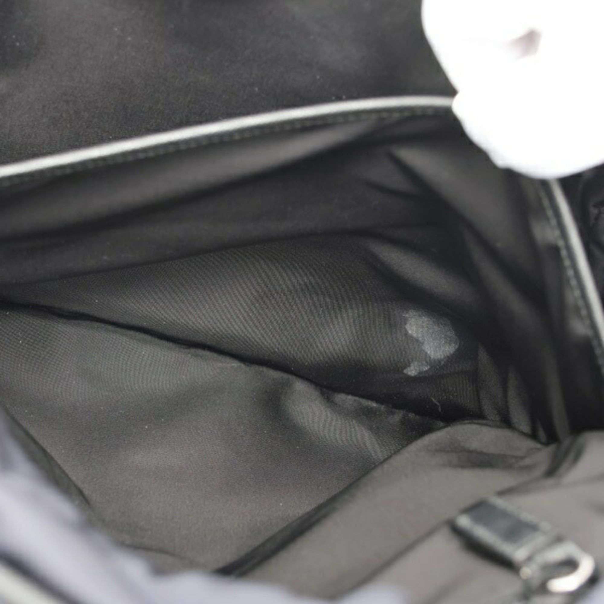Prada Prada Nylon x Saffiano Leather Backpack 2VZ048 - Nylon, Navy Size ONE SIZE - 6 Thumbnail