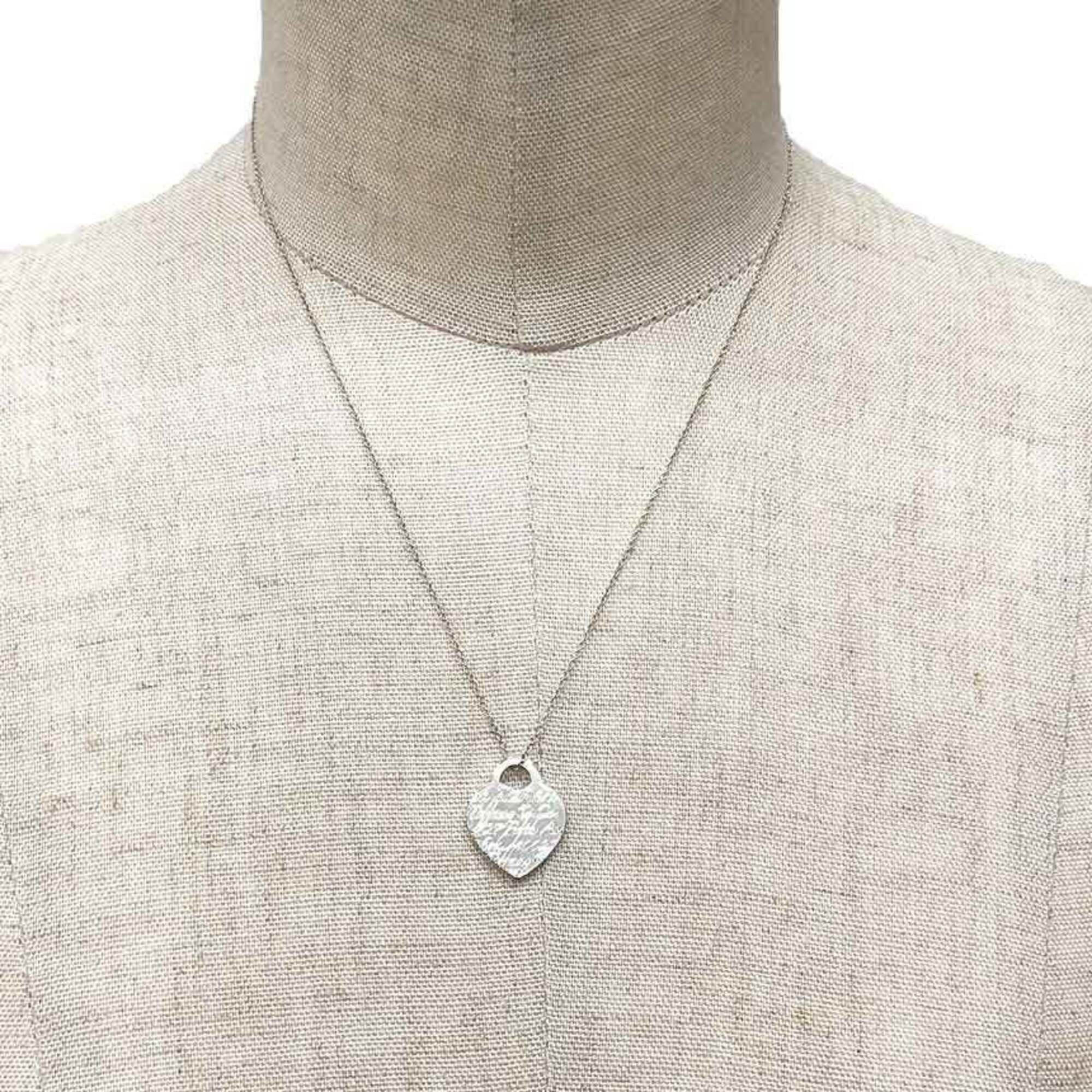 Tiffany & Co. TIFFANY & Co. Tiffany Notes Heart Tag Necklace, Sterling Silver, Necklace Size ONE SIZE - 2 Thumbnail