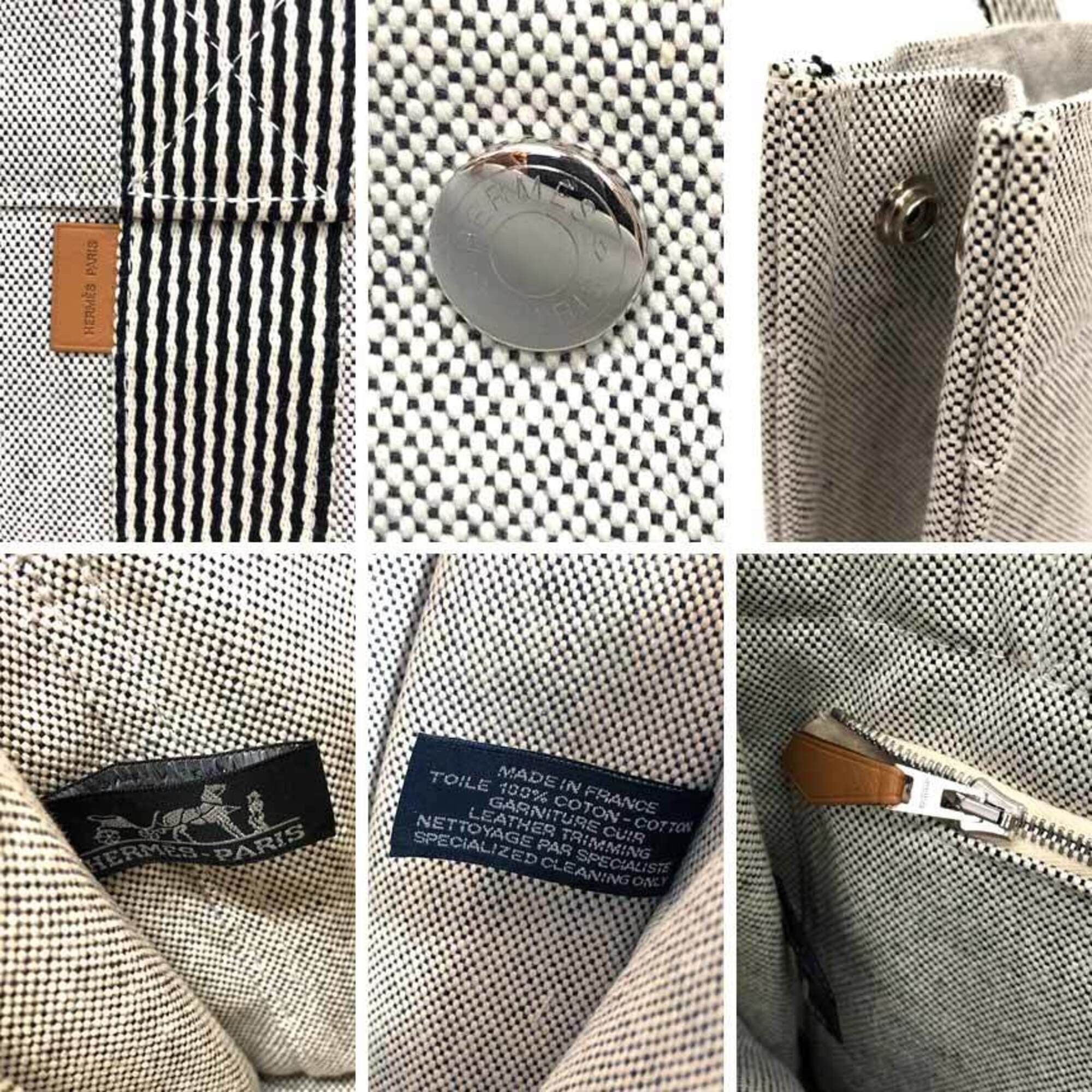Hermes HERMES New Fourre-Tout PM Tote Bag, Handbag, Canvas, Gray Size ONE SIZE - 3 Thumbnail