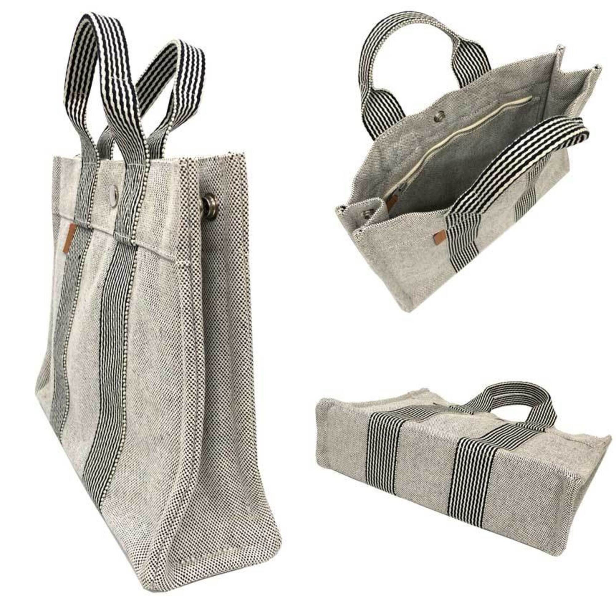 Hermes HERMES New Fourre-Tout PM Tote Bag, Handbag, Canvas, Gray Size ONE SIZE - 2 Thumbnail