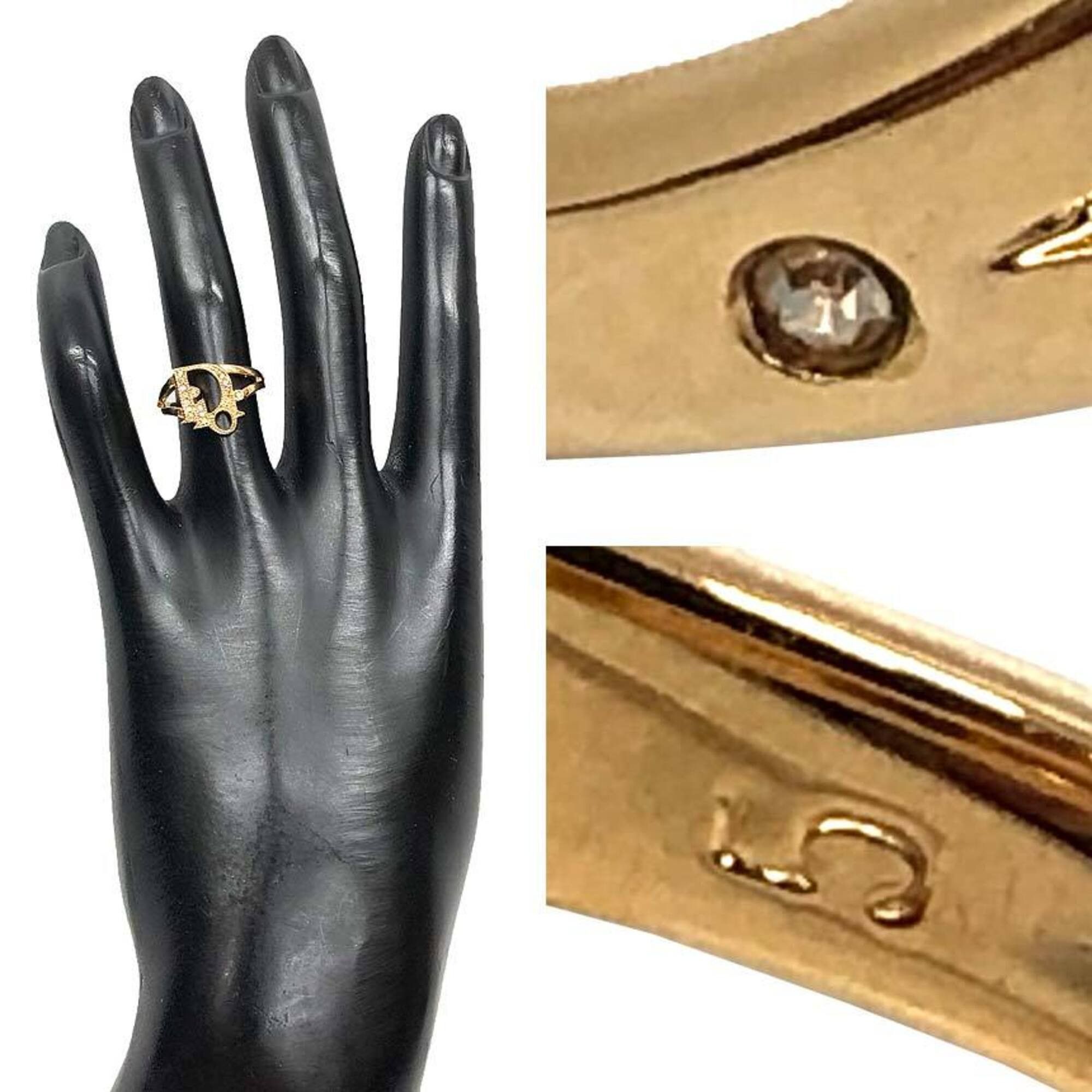 Dior Christian Dior ring, gold color. Size ONE SIZE - 3 Thumbnail
