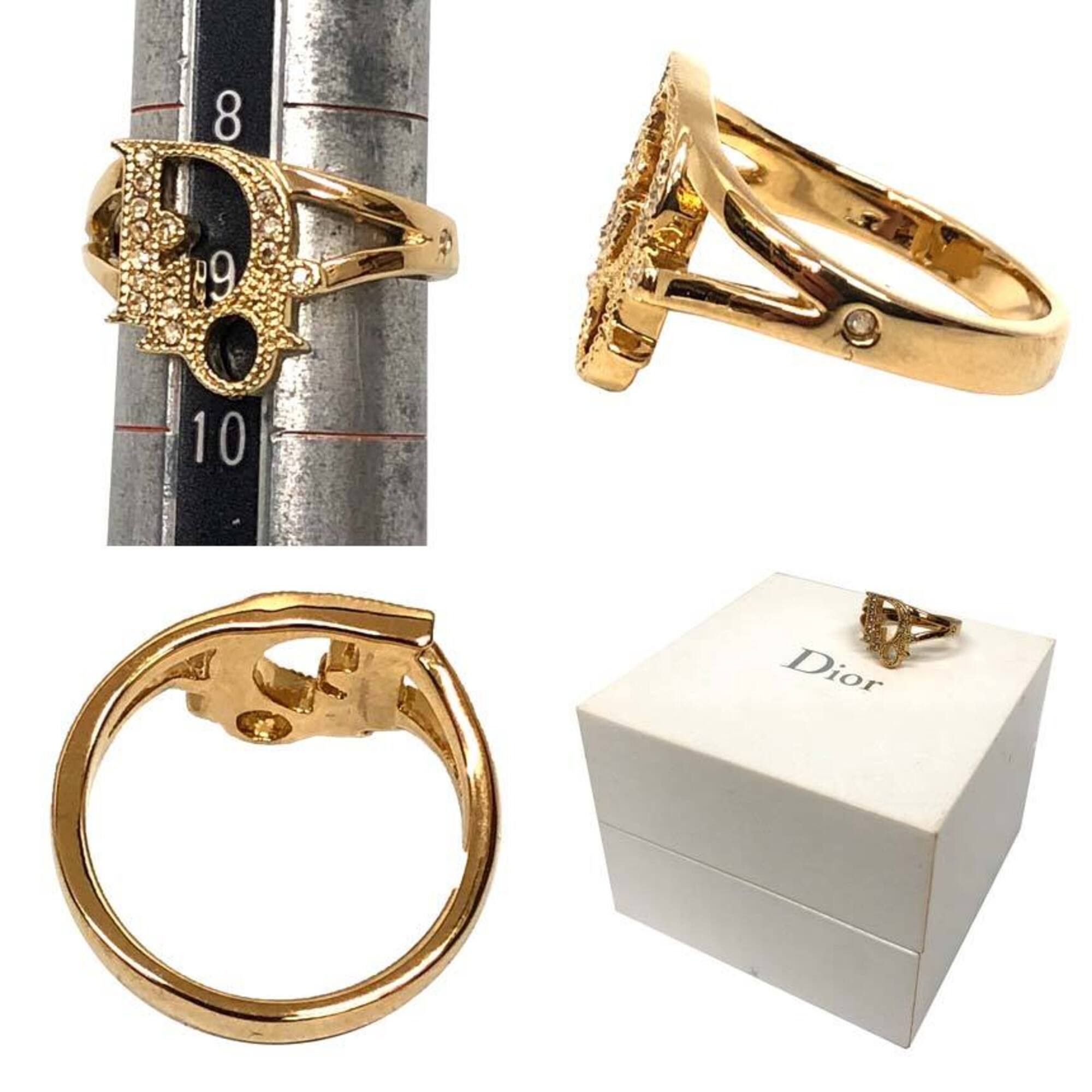Dior Christian Dior ring, gold color. Size ONE SIZE - 2 Thumbnail