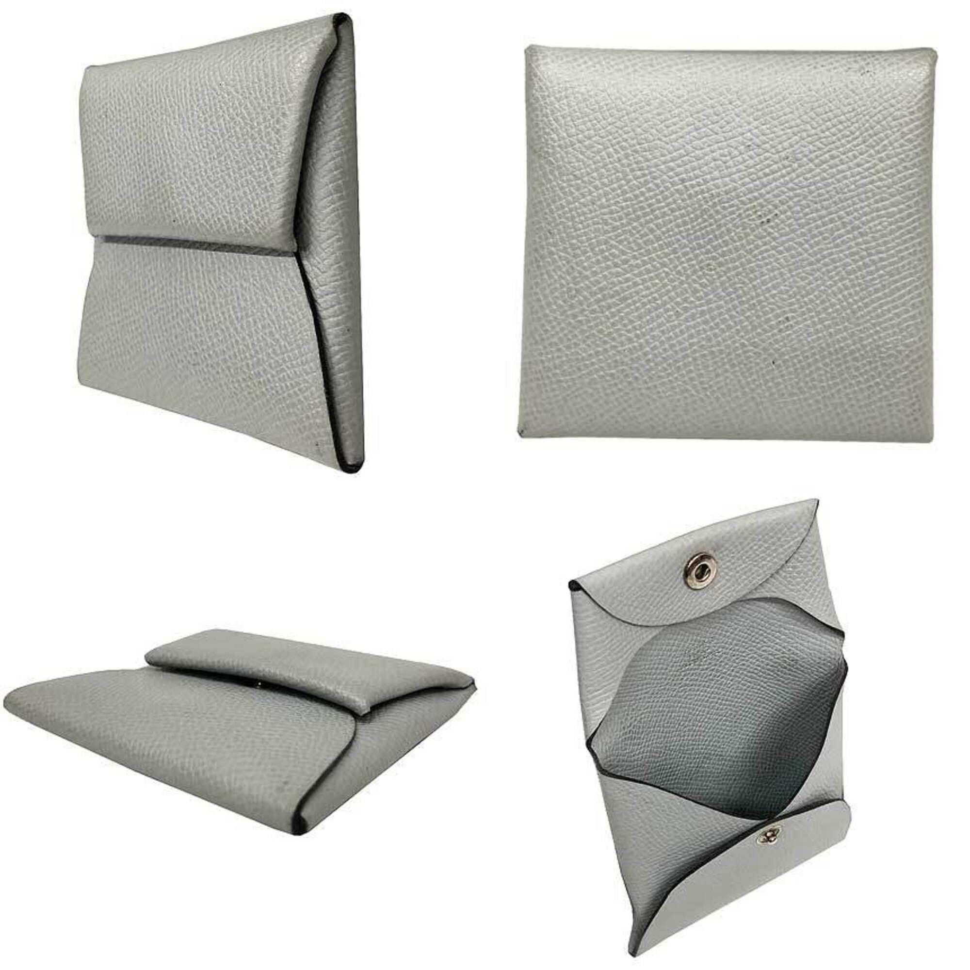 Hermes Hermes Bastia coin case, light gray. Size ONE SIZE - 2 Thumbnail