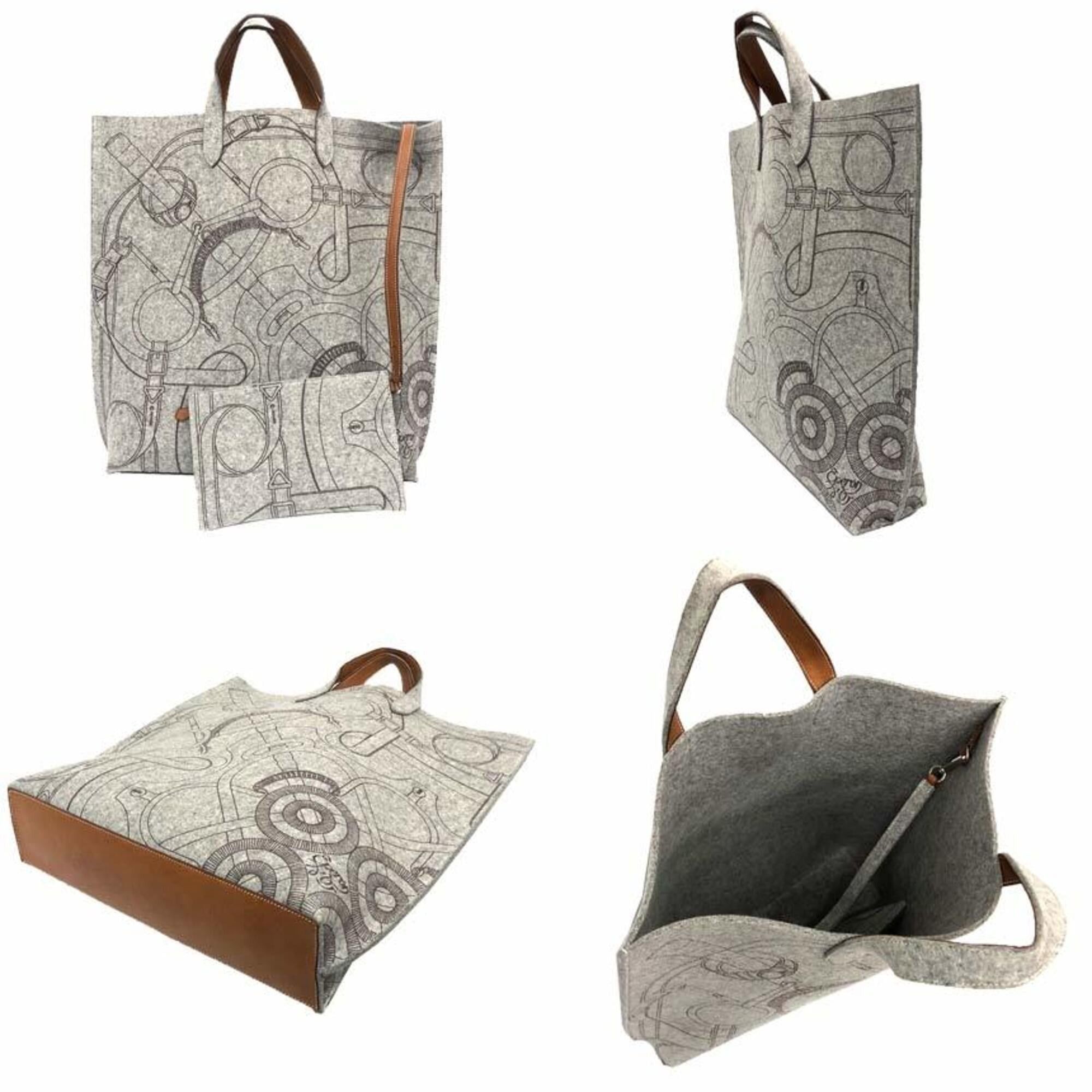Hermes Hermes Calimi GM Tote Bag □L stamp (2008 production) Gray Size ONE SIZE - 2 Thumbnail