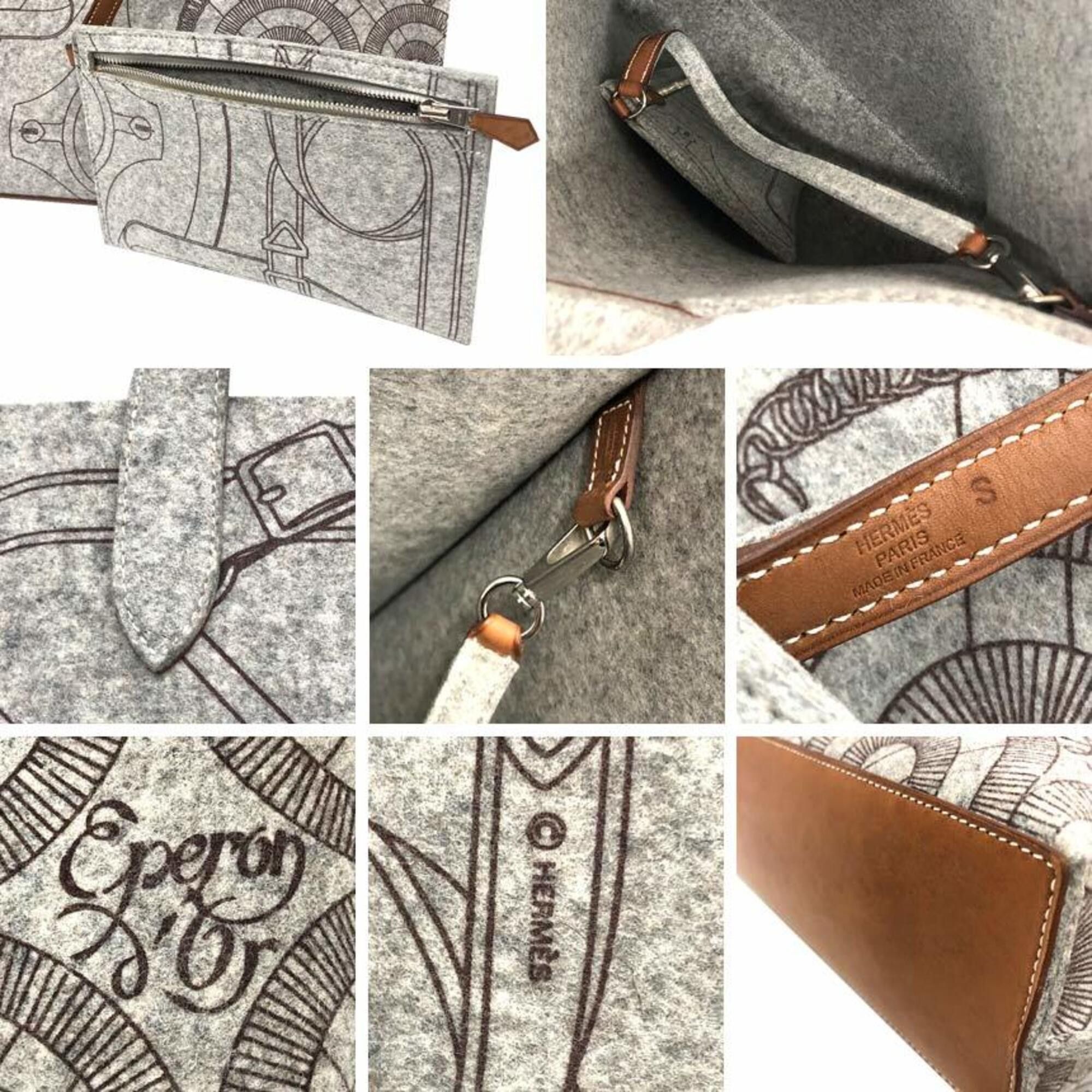 Hermes Hermes Calimi GM Tote Bag □L stamp (2008 production) Gray Size ONE SIZE - 3 Thumbnail