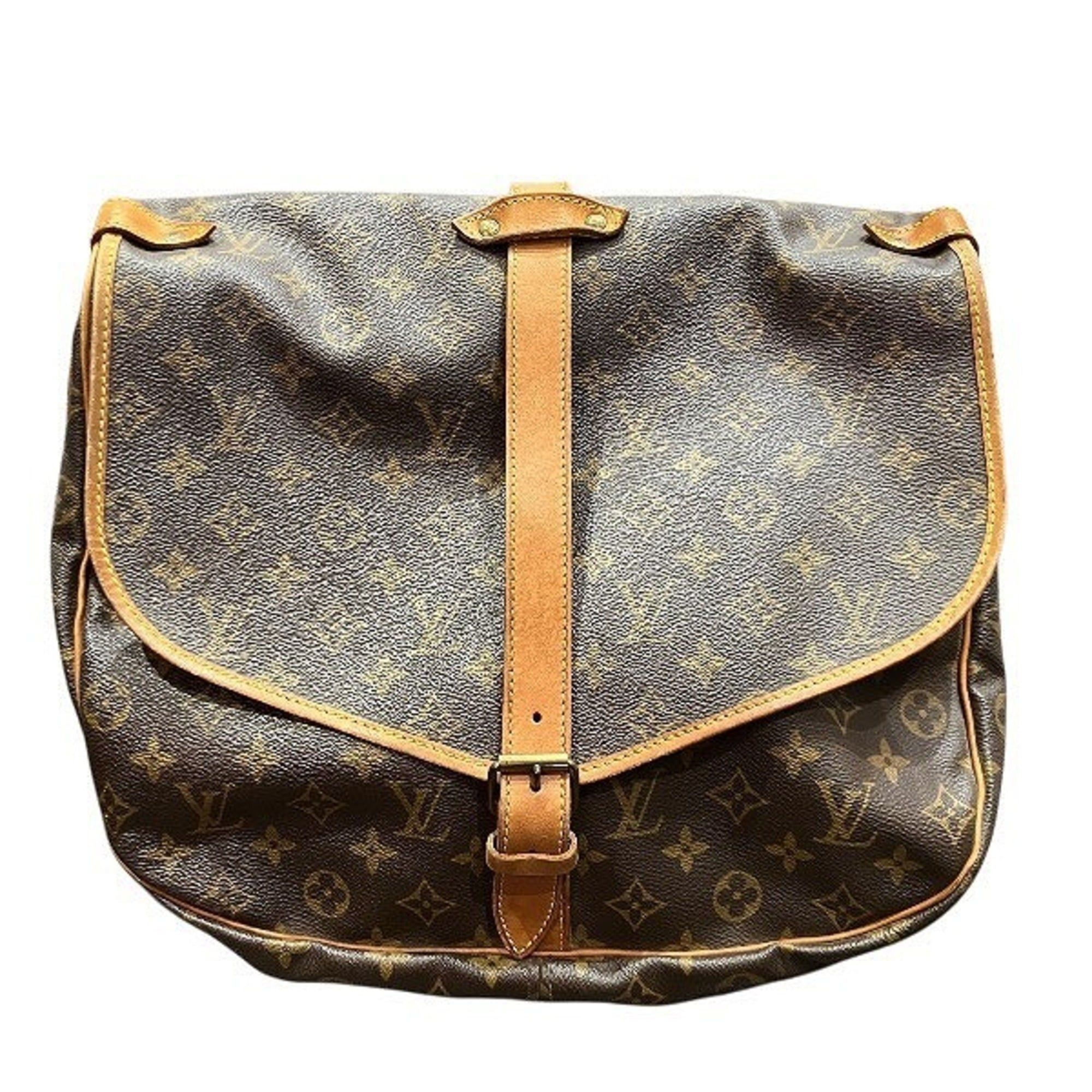 Louis Vuitton Louis Vuitton Monogram Saumur 35 M42254 MALLETIER stamped handbag/shoulder bag for men and women Size ONE SIZE - 2 Thumbnail