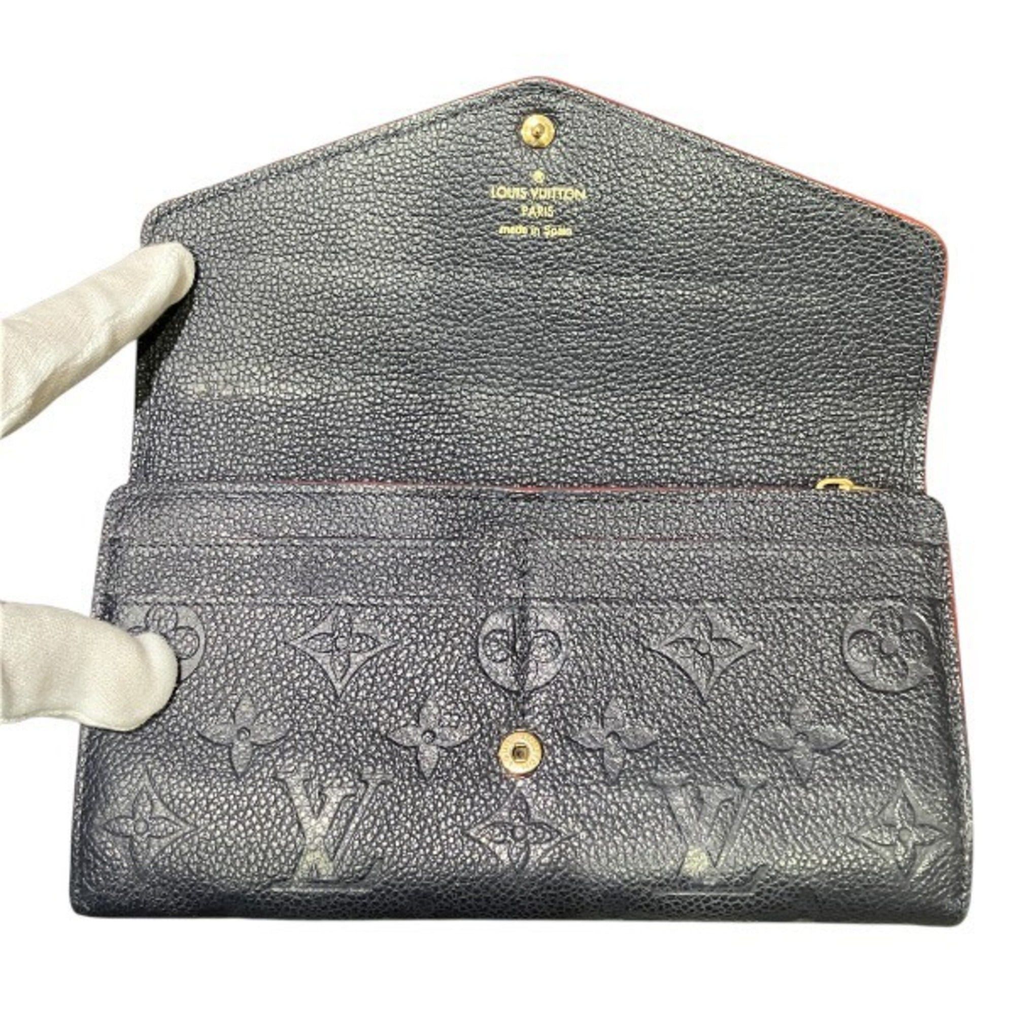 Louis Vuitton Louis Vuitton Monogram Empreinte Portefeuille Sarah M62125 Long Wallet for Men and Women Size ONE SIZE - 3 Thumbnail