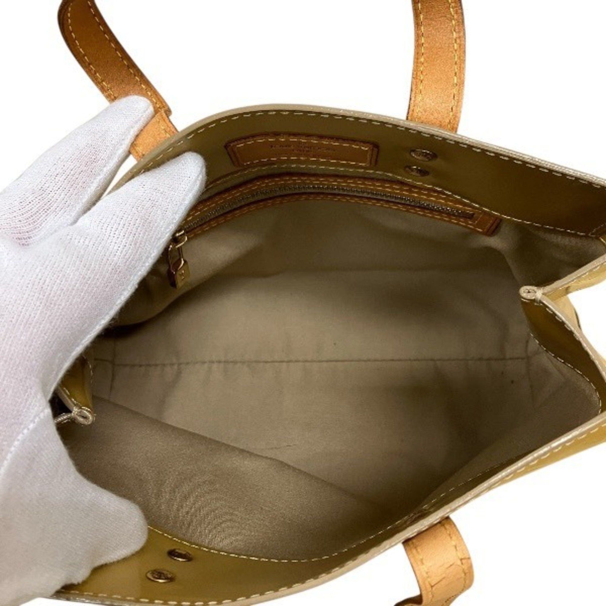 Louis Vuitton Louis Vuitton Monogram Vernis Lead PM M91144 Mini Handbag Tote Bag for Women Size ONE SIZE - 5 Thumbnail