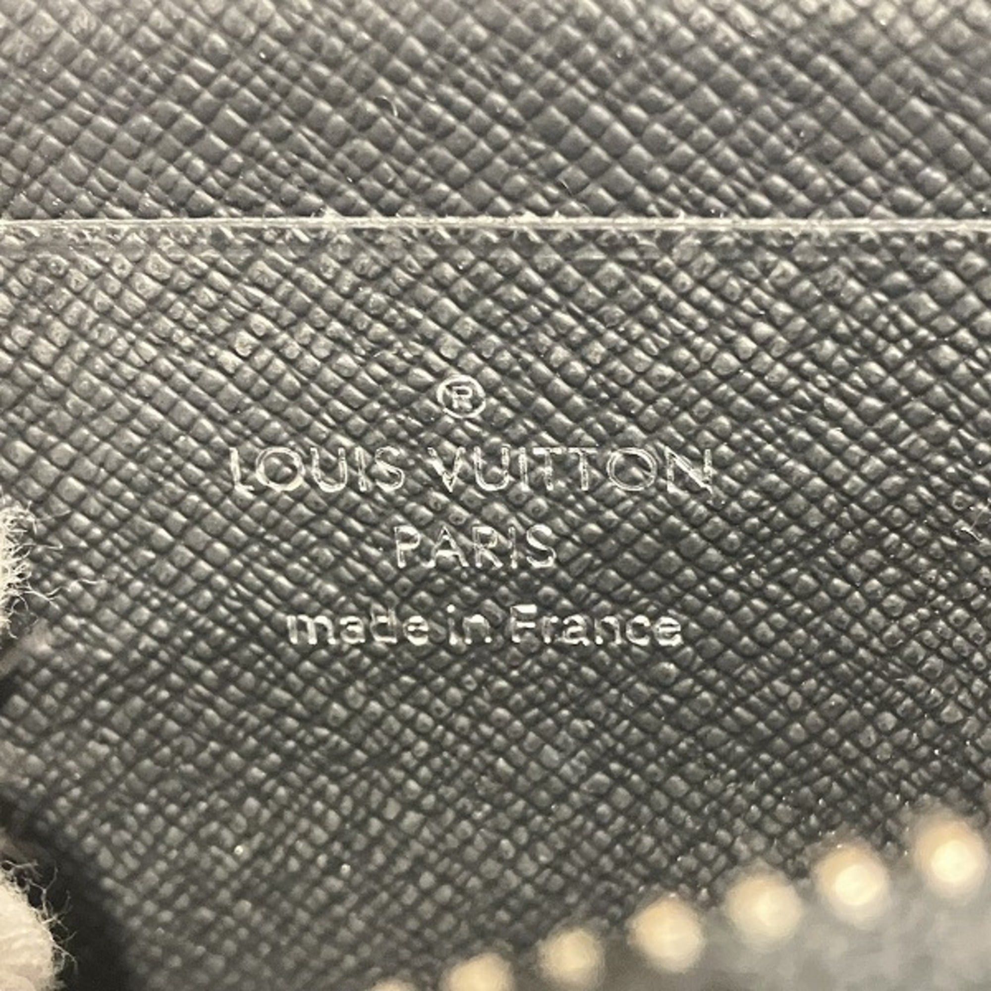 Louis Vuitton Louis Vuitton Monogram Eclipse Portemonnaie Jour M63536 Wallet/Coin Case for Men and Women Size ONE SIZE - 4 Thumbnail