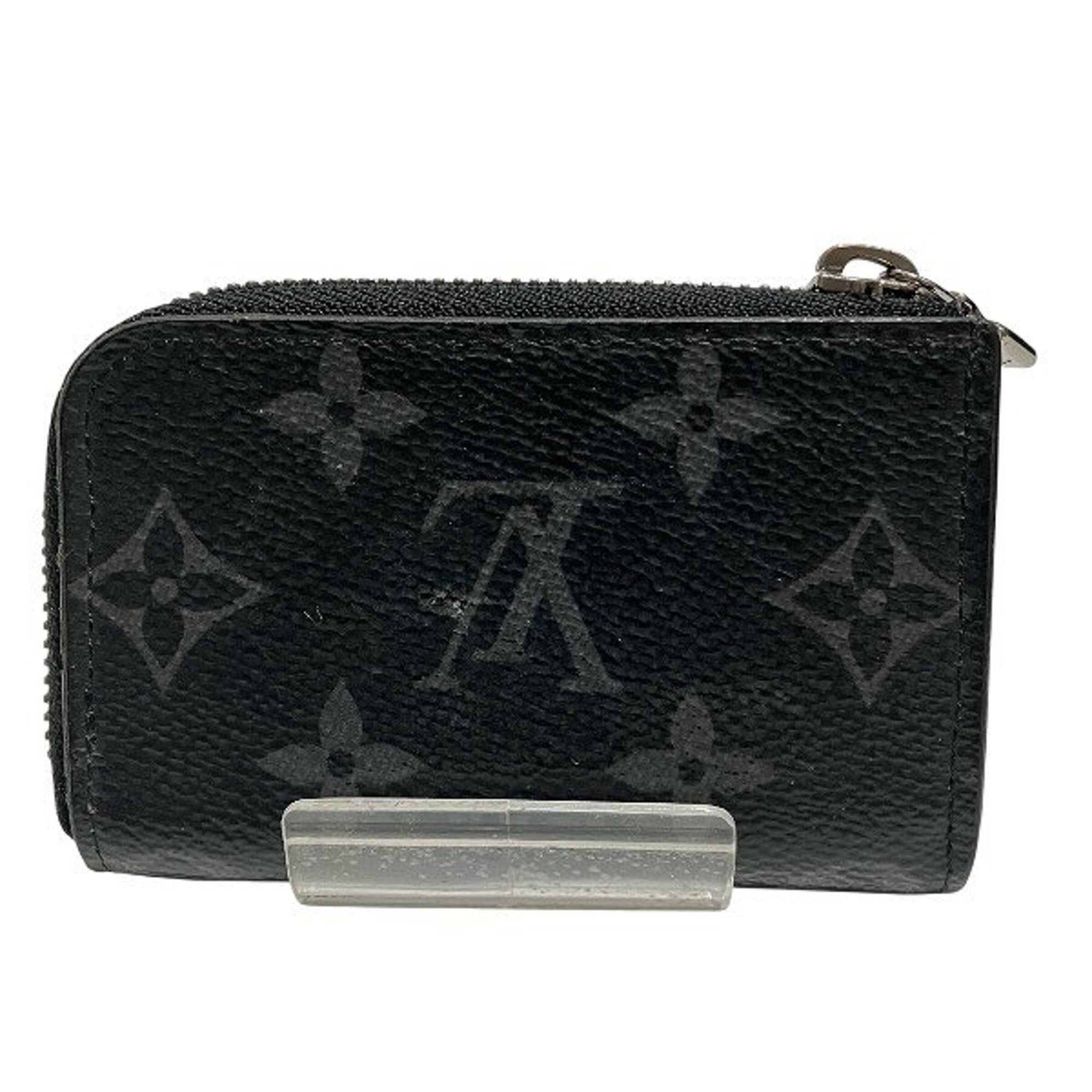 Louis Vuitton Louis Vuitton Monogram Eclipse Portemonnaie Jour M63536 Wallet/Coin Case for Men and Women Size ONE SIZE - 2 Thumbnail
