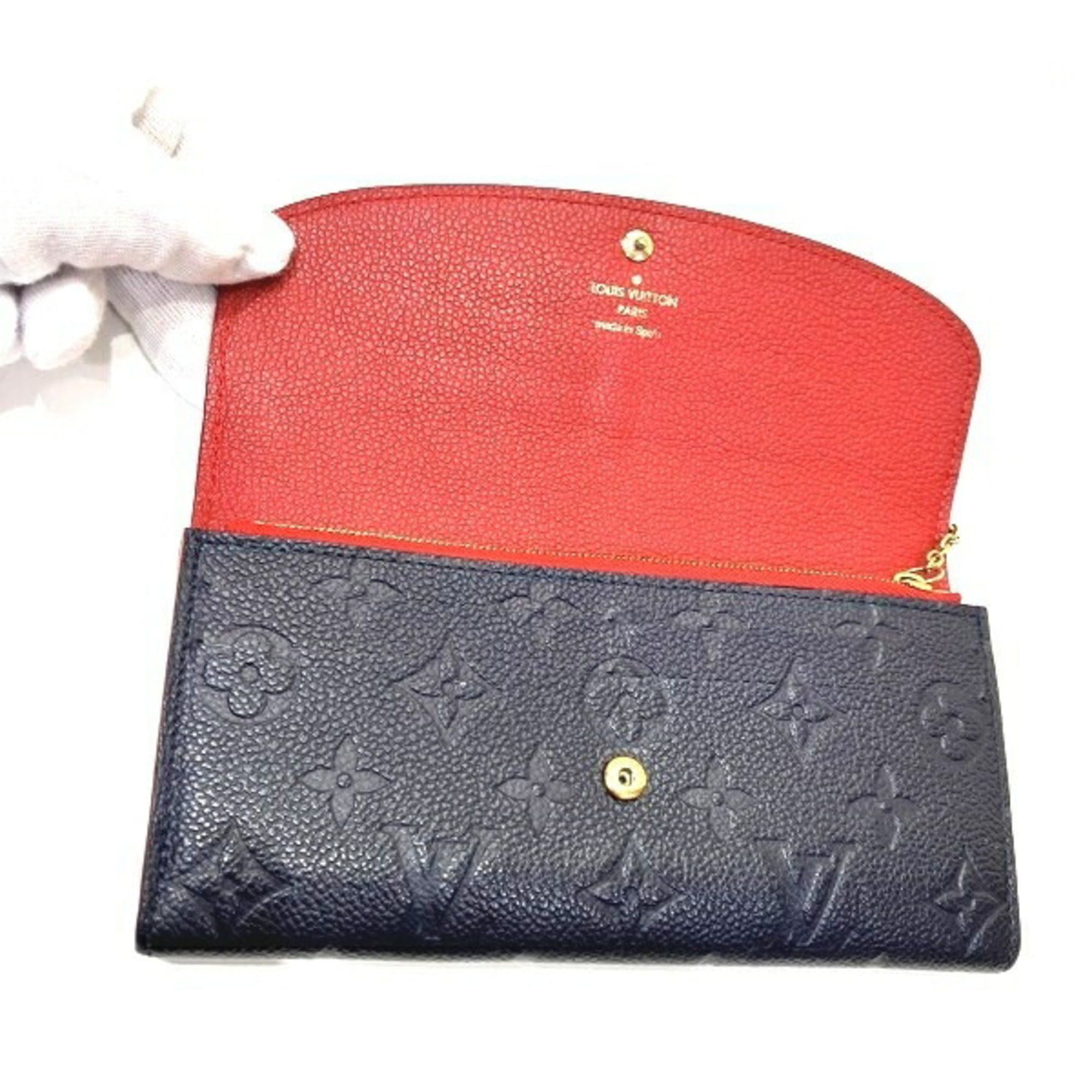 Louis Vuitton Louis Vuitton Monogram Empreinte Portefeuille Emilie M68327 Long Wallet for Women Size ONE SIZE - 3 Thumbnail