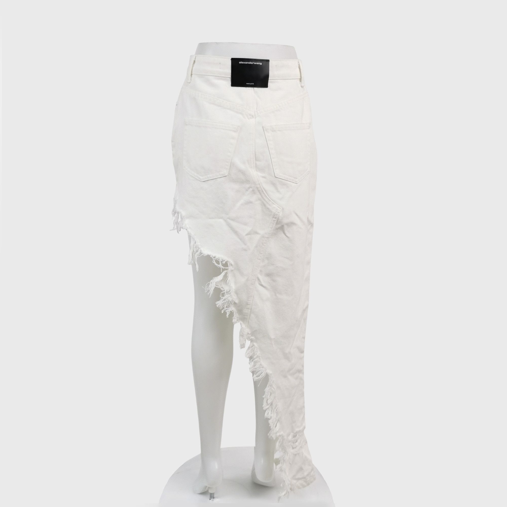 Alexander Wang Alexander Wang Asymmetric Distressed Maxi Skirt Size 25 Size 25" / US 0 / IT 36 - 2 Thumbnail