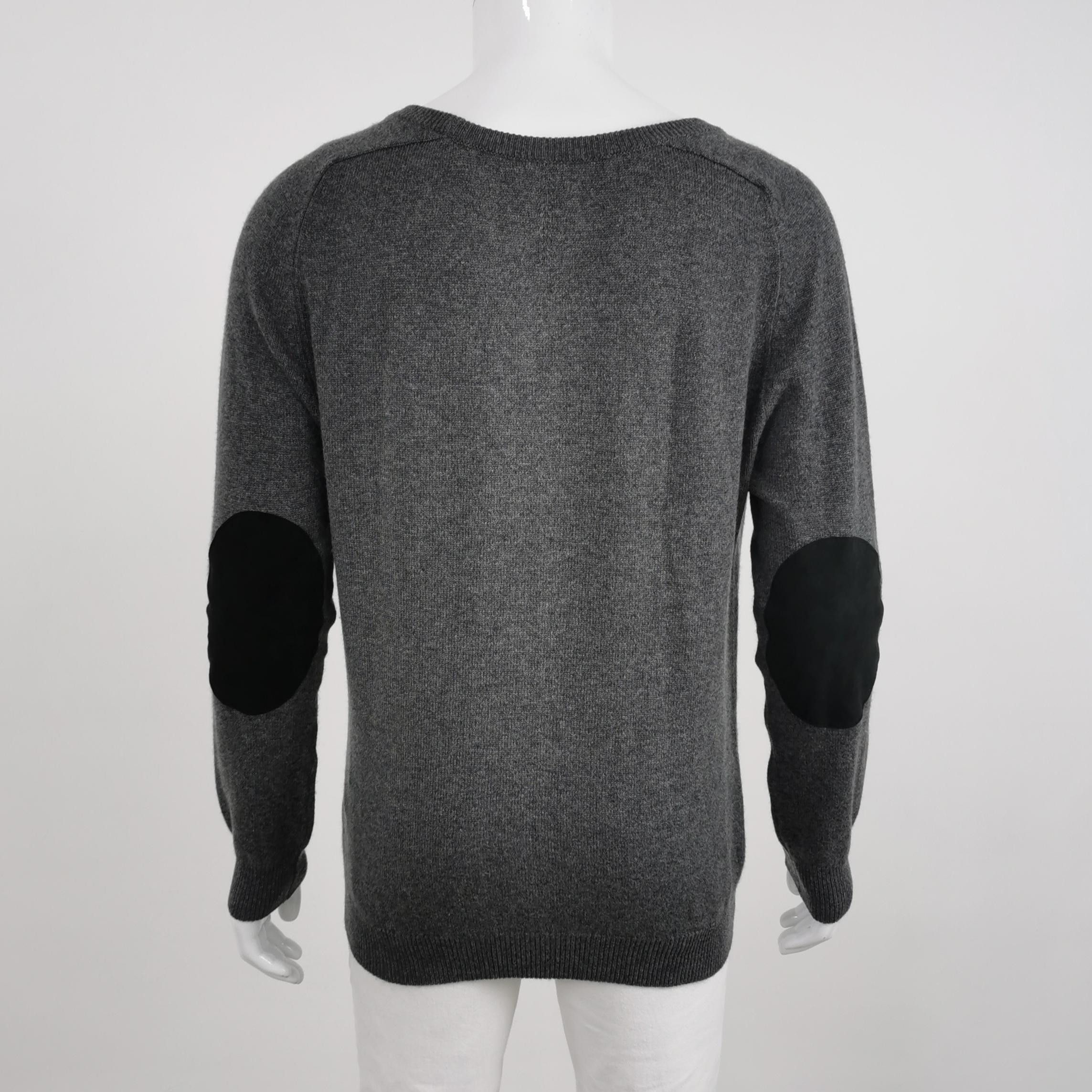 Saint Laurent Paris Saint Laurent Cashmere Elbow Patch Sweater Size M Size US M / EU 48-50 / 2 - 2 Thumbnail