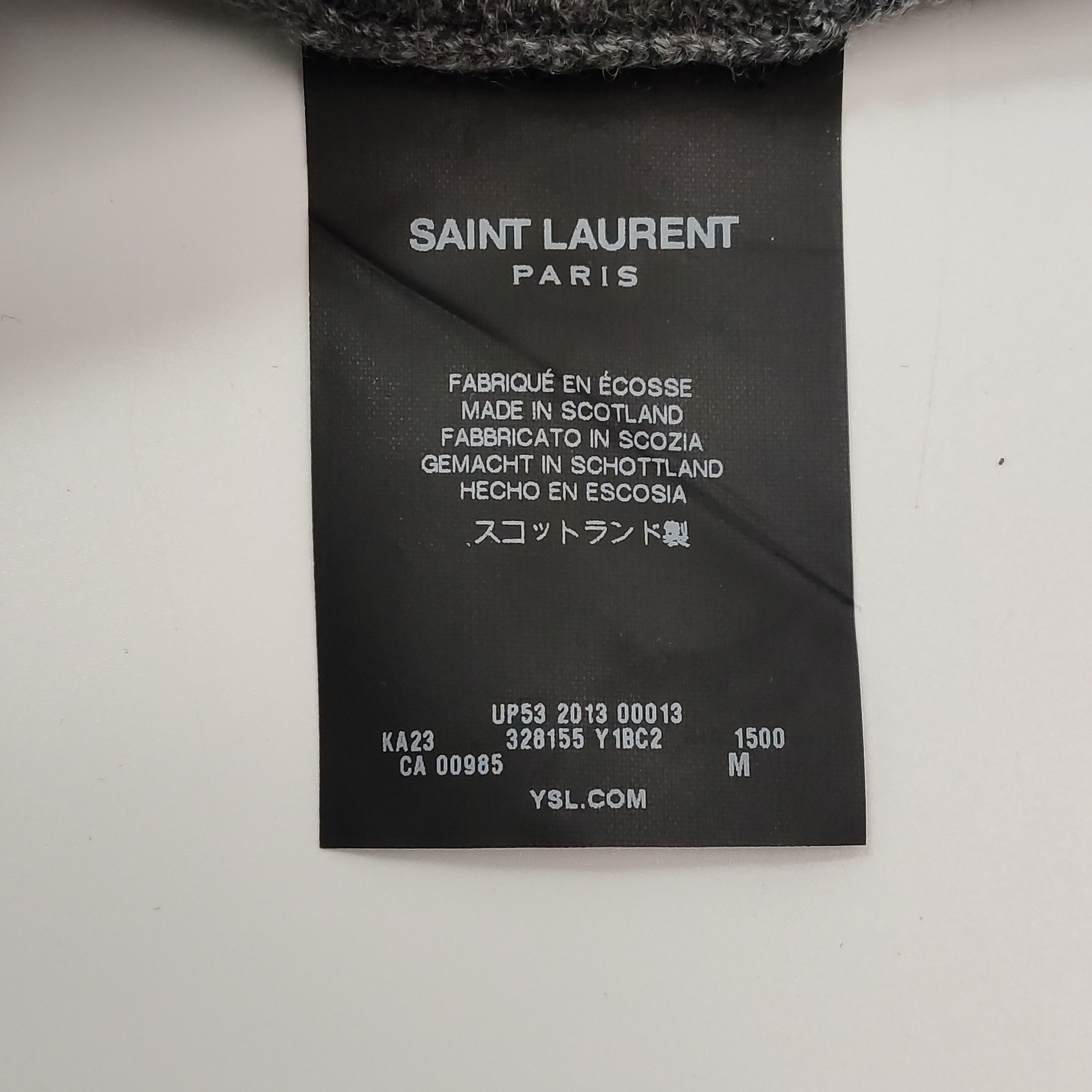 Saint Laurent Paris Saint Laurent Cashmere Elbow Patch Sweater Size M Size US M / EU 48-50 / 2 - 6 Thumbnail