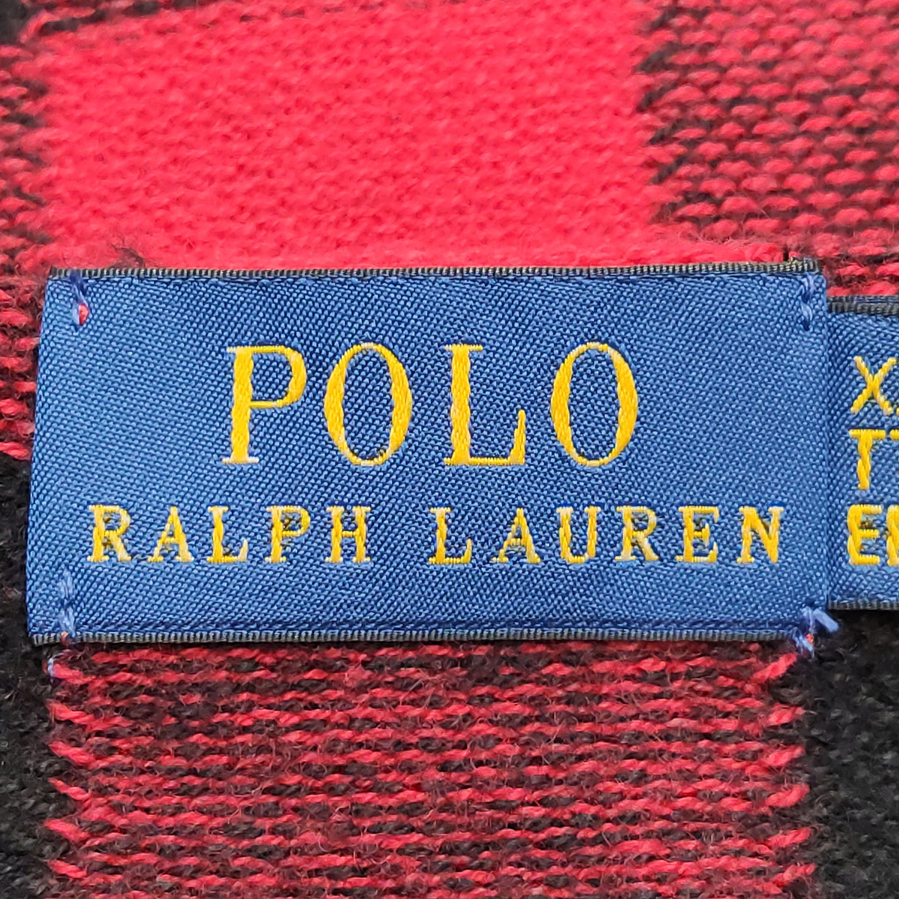 Polo Ralph Lauren Polo Ralph Lauren Red Black Plaid Sweater XXL Size US XXL / EU 58 / 5 - 5 Thumbnail