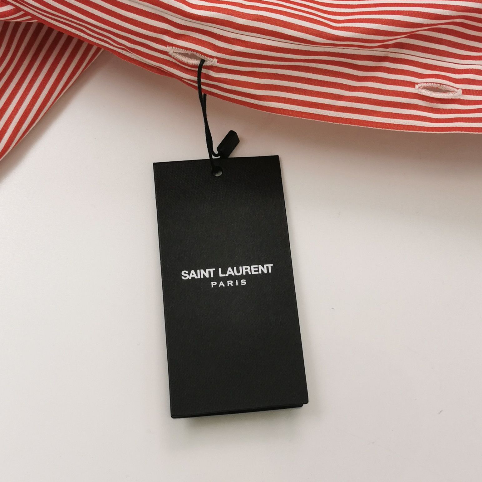 Saint Laurent Paris Saint Laurent Striped Button Up Shirt Size M Size US M / EU 48-50 / 2 - 4 Thumbnail