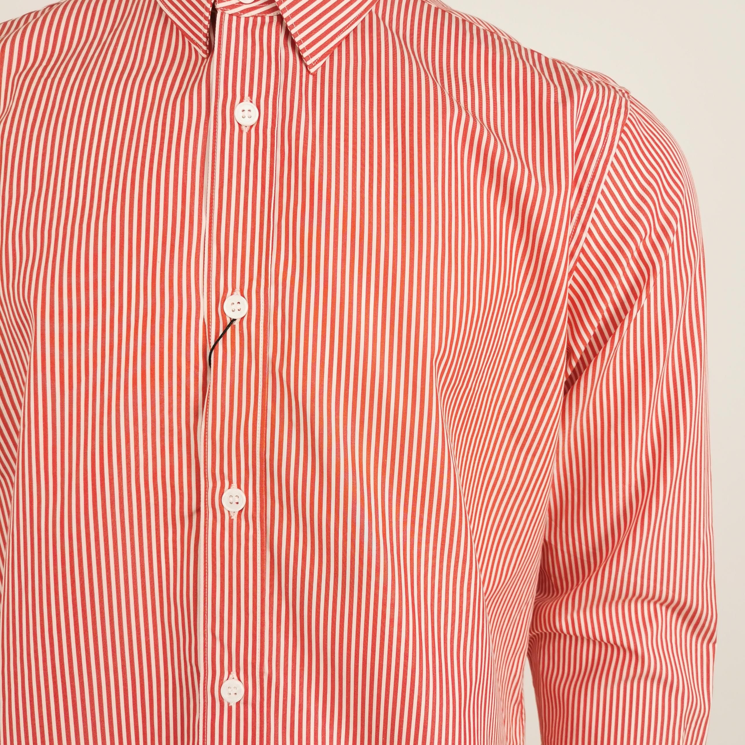 Saint Laurent Paris Saint Laurent Striped Button Up Shirt Size M Size US M / EU 48-50 / 2 - 3 Thumbnail