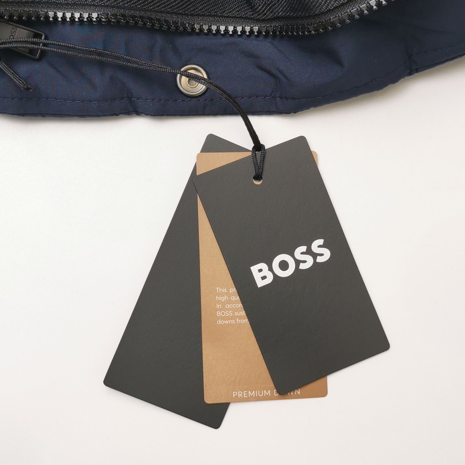 Hugo Boss Hugo Boss Navy Puffer Jacket Size L Size US L / EU 52-54 / 3 - 4 Thumbnail
