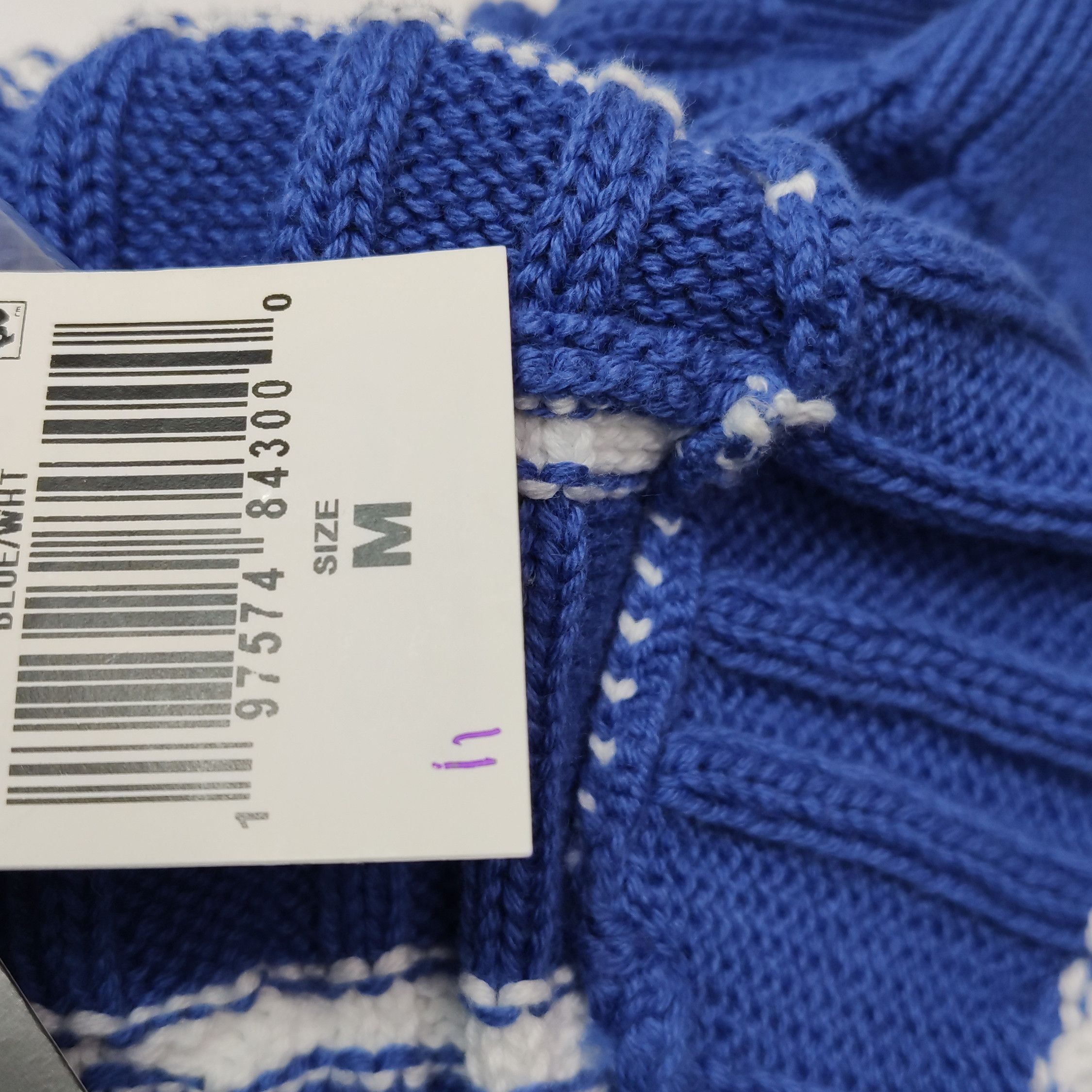 Lauren Ralph Lauren Lauren Ralph Lauren Blue Striped Knit Polo Size M Size M / US 6-8 / IT 42-44 - 9 Thumbnail