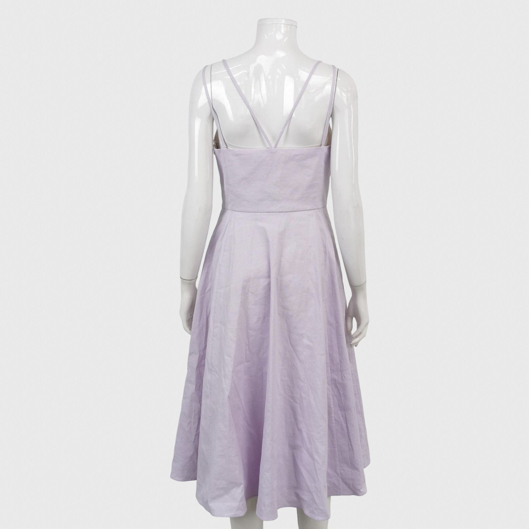Theory Theory Linen Blend Midi Dress Size 6 Size M / US 6-8 / IT 42-44 - 2 Thumbnail