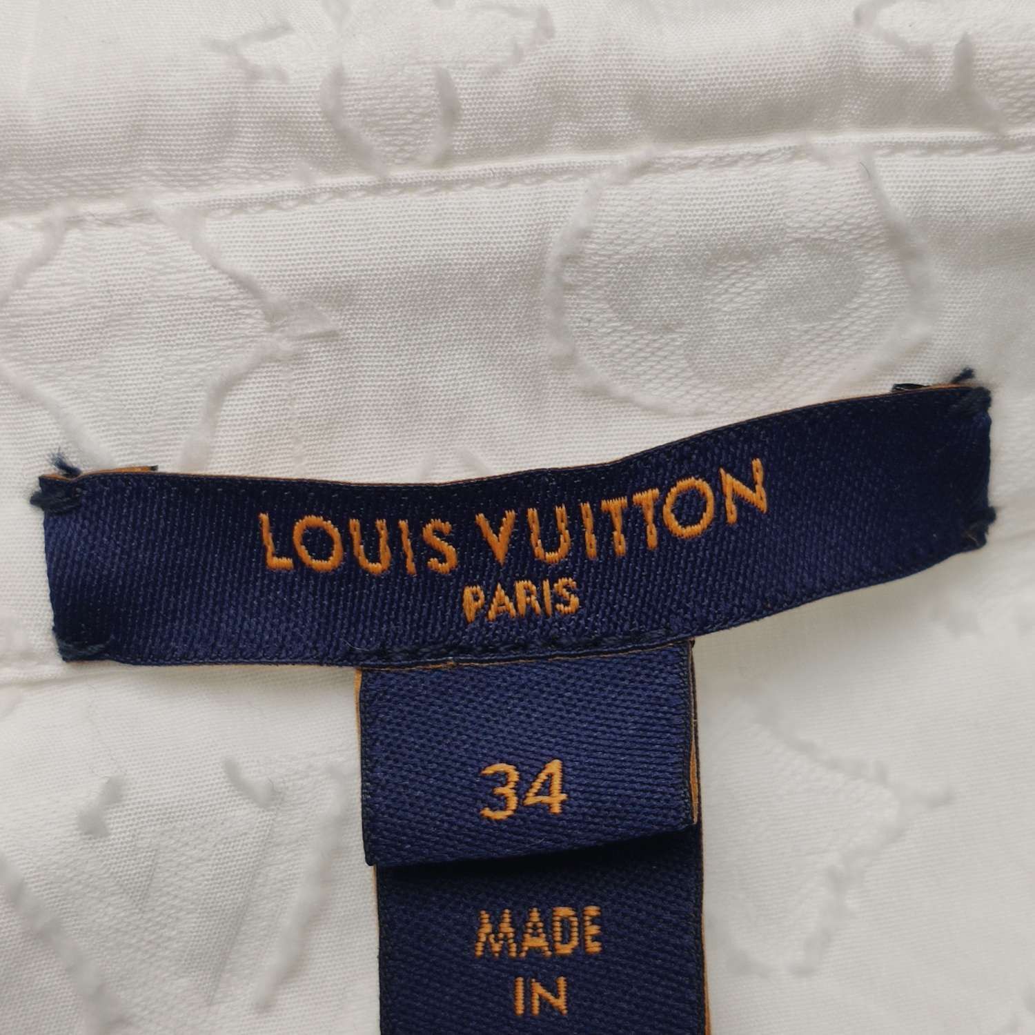 Louis Vuitton Louis Vuitton Monogram Cotton Button Up Shirt Size 34 Size XS / US 0-2 / IT 36-38 - 6 Thumbnail