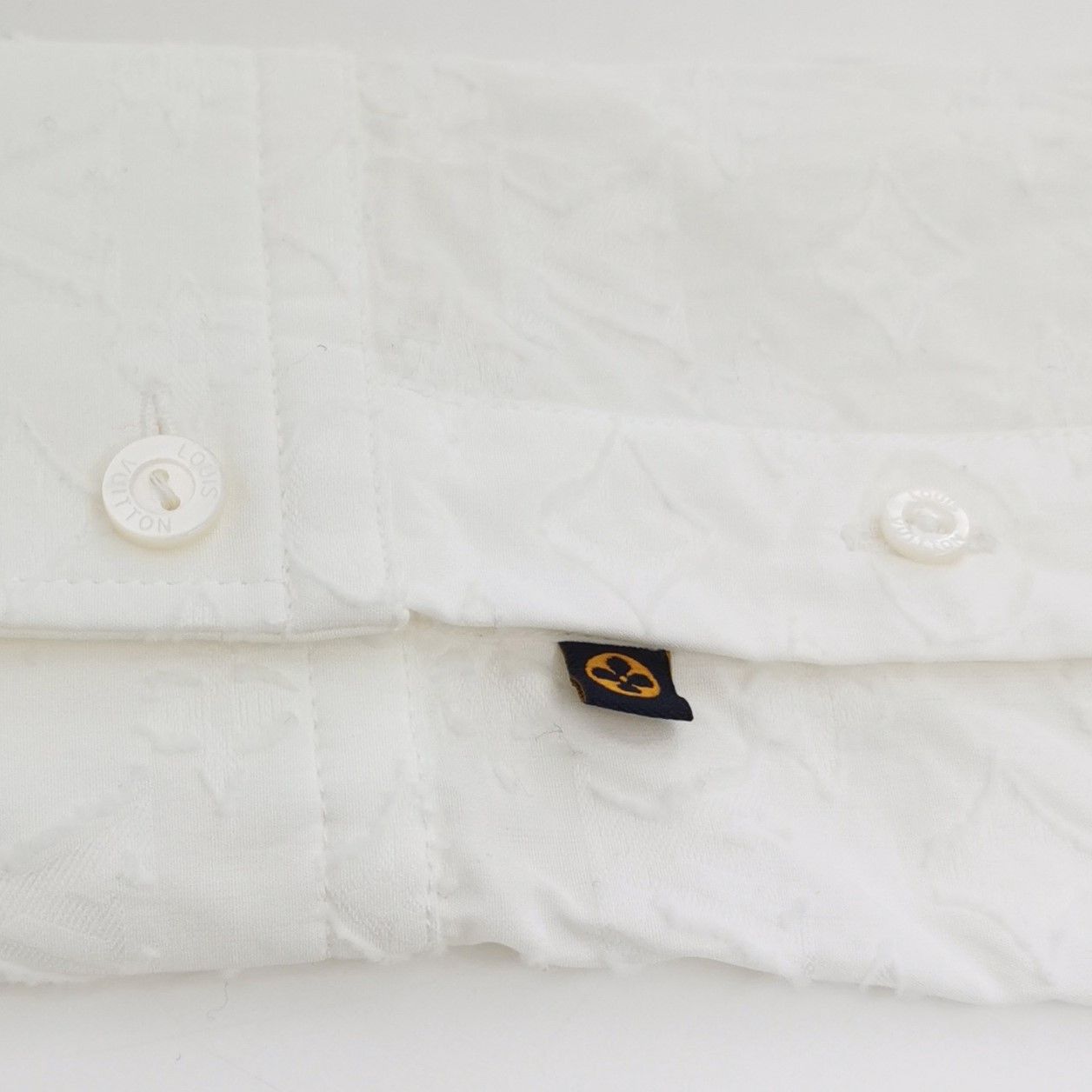 Louis Vuitton Louis Vuitton Monogram Cotton Button Up Shirt Size 34 Size XS / US 0-2 / IT 36-38 - 3 Thumbnail