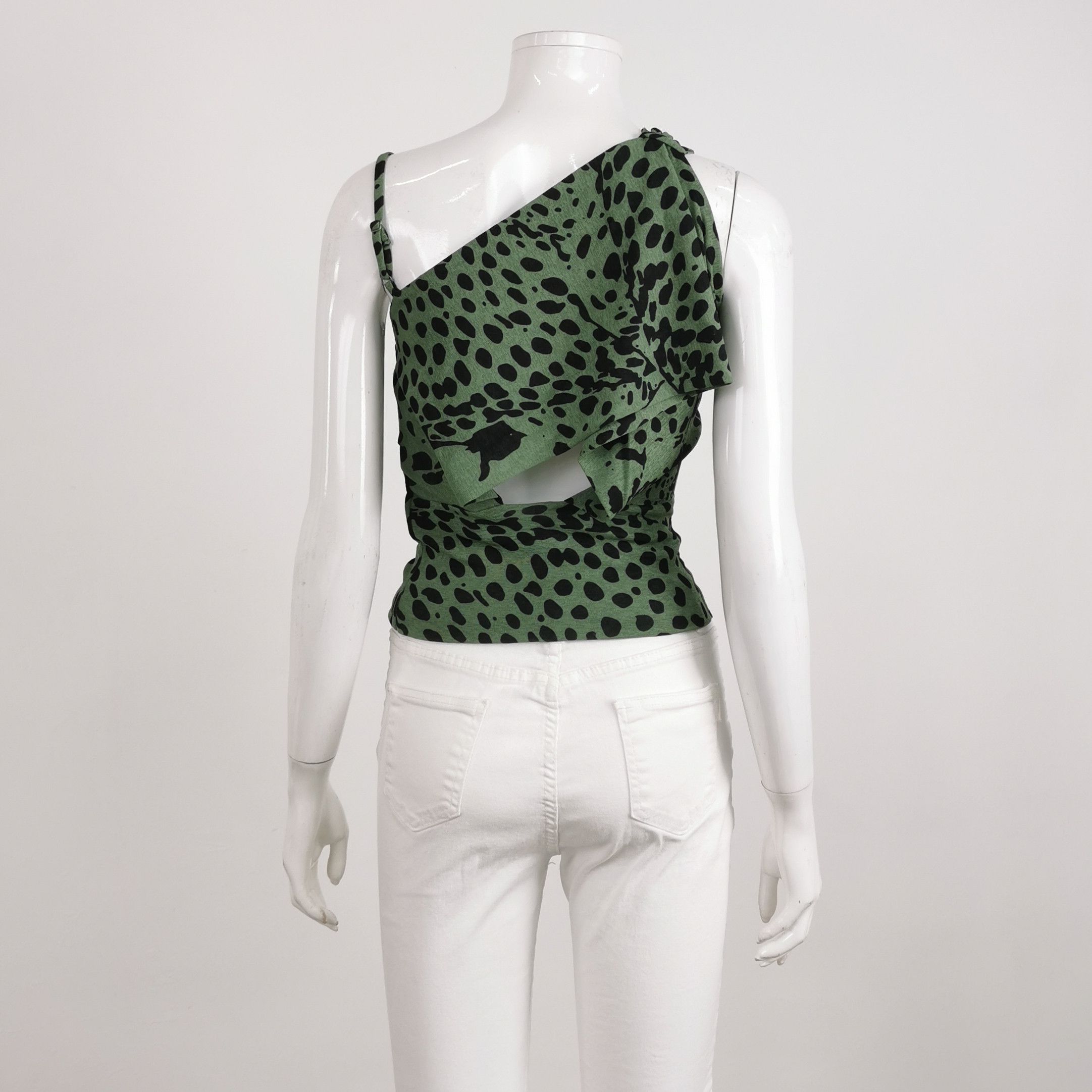 Nanushka Nanushka Animal Print Crop Top Size XS Size XS / US 0-2 / IT 36-38 - 2 Thumbnail