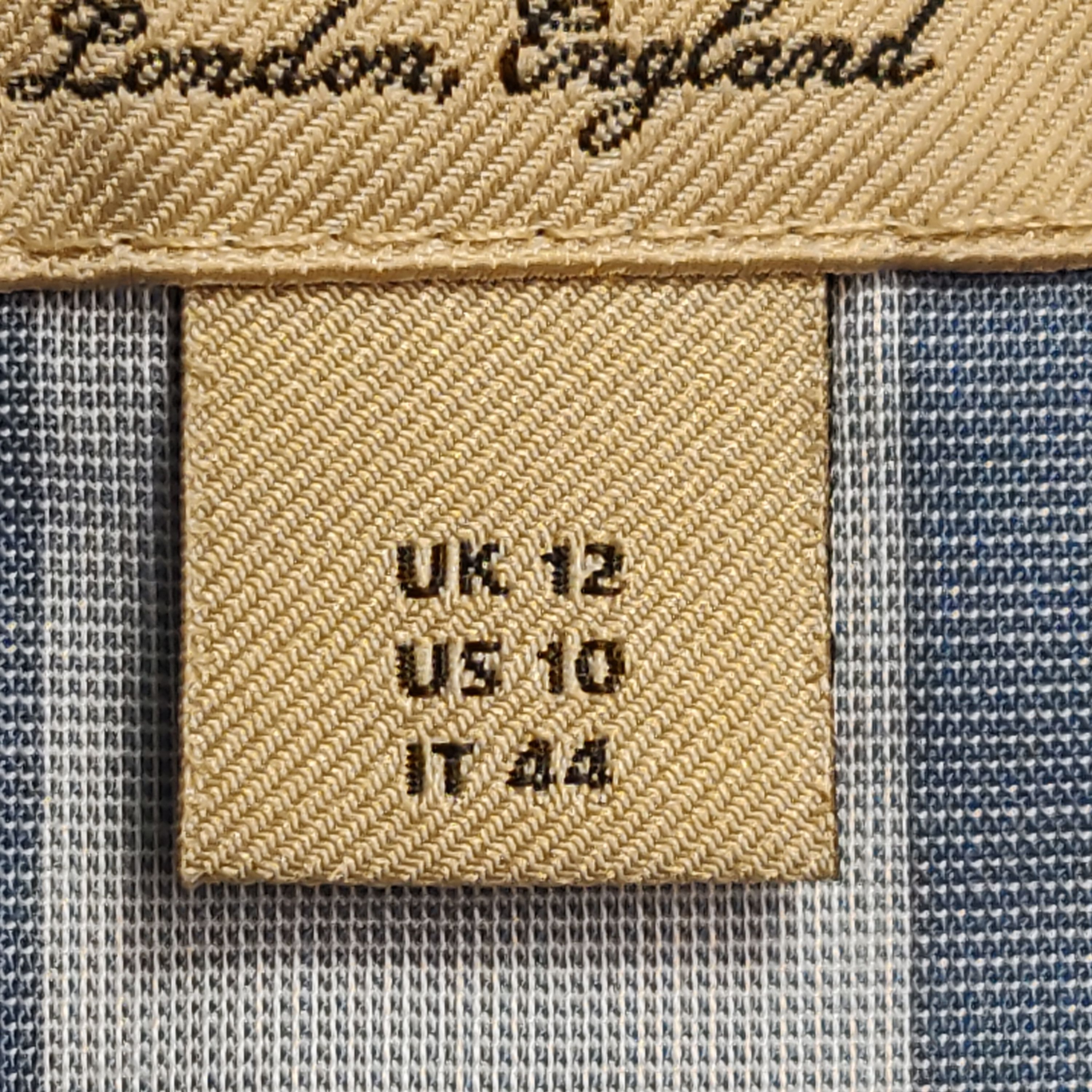 Burberry Burberry Blue Check Shirt Dress Size 10 Size L / US 10 / IT 46 - 7 Thumbnail