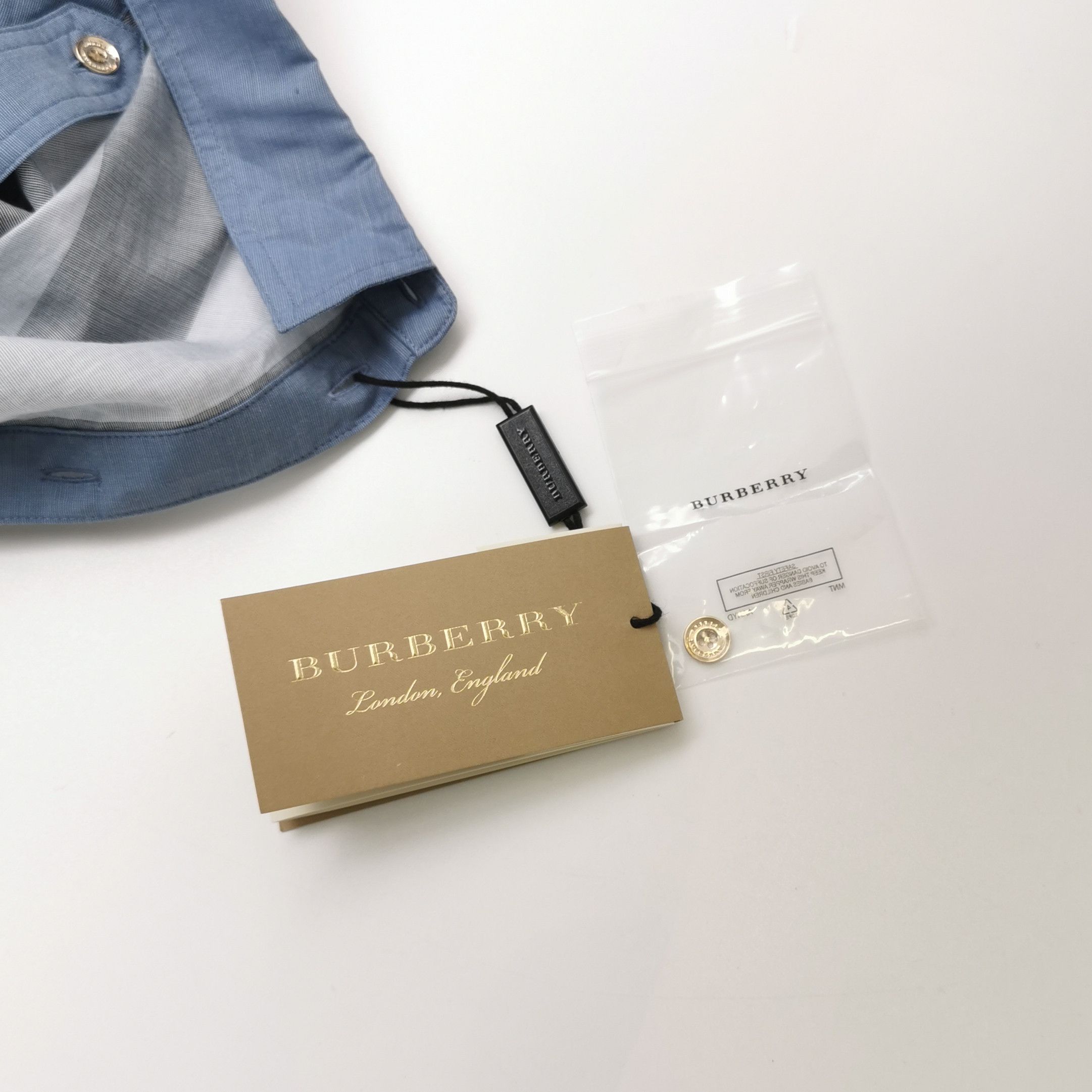 Burberry Burberry Blue Check Shirt Dress Size 10 Size L / US 10 / IT 46 - 4 Thumbnail