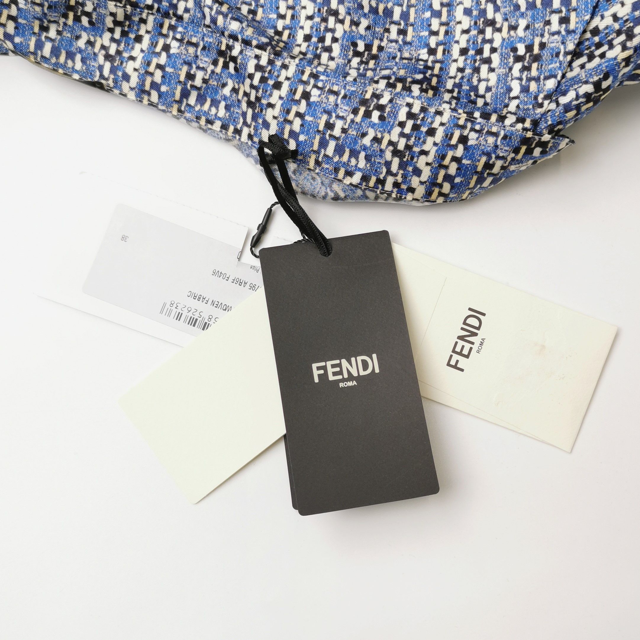 Fendi Fendi Geometric Print Silk Button Up Shirt IT 38 Size XS / US 0-2 / IT 36-38 - 4 Thumbnail