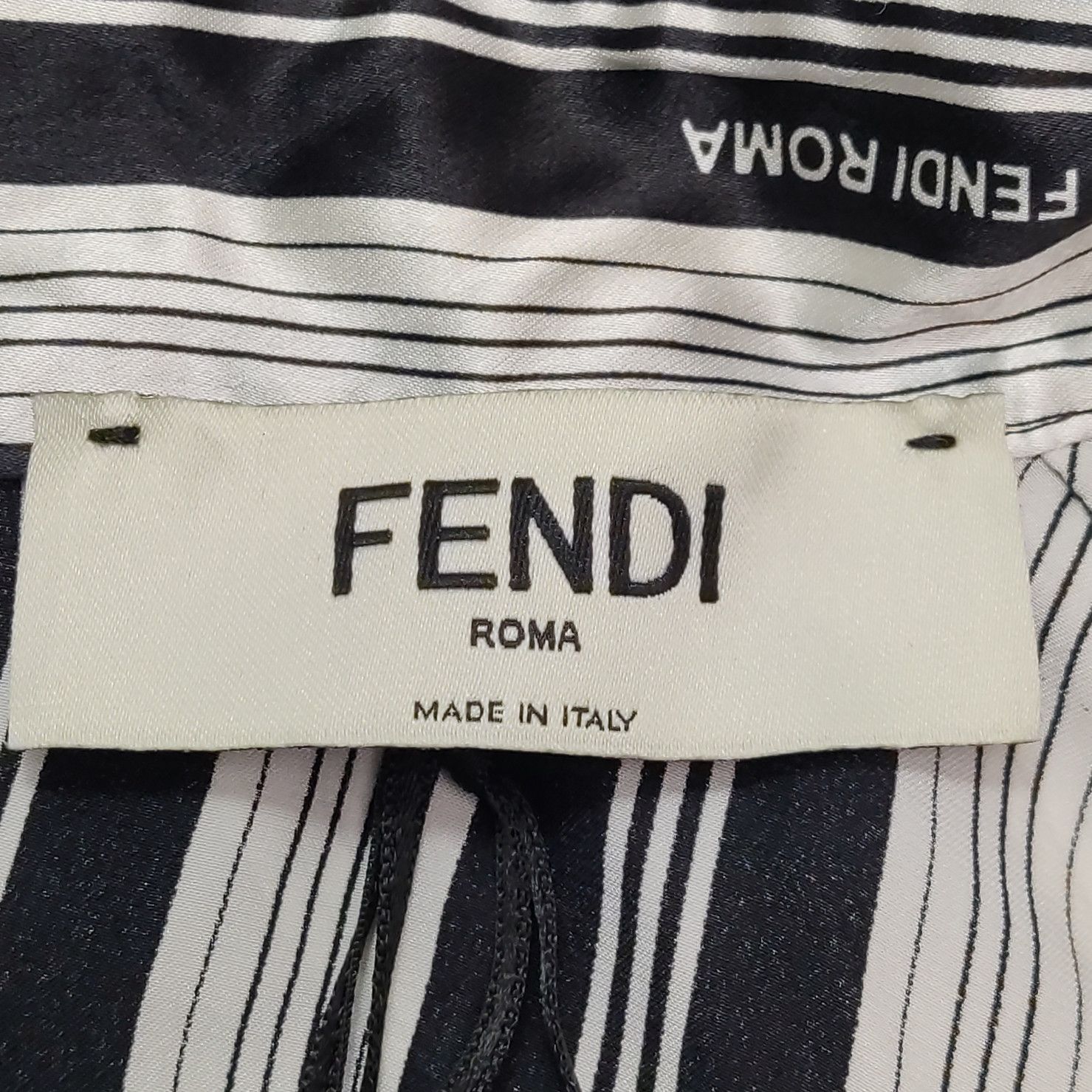 Fendi Fendi Striped Silk Mini Dress IT 40 Size S / US 4 / IT 40 - 5 Thumbnail