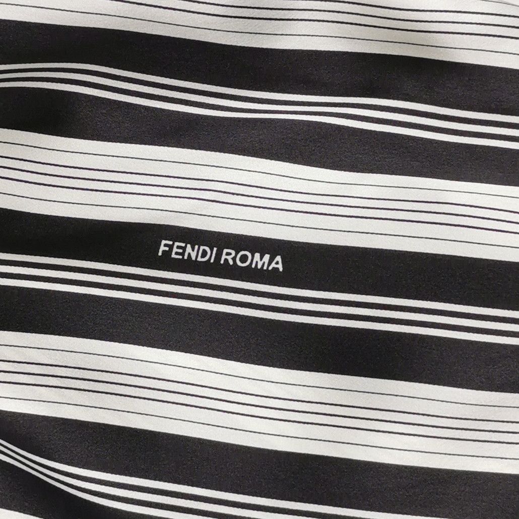 Fendi Fendi Striped Silk Mini Dress IT 40 Size S / US 4 / IT 40 - 3 Thumbnail
