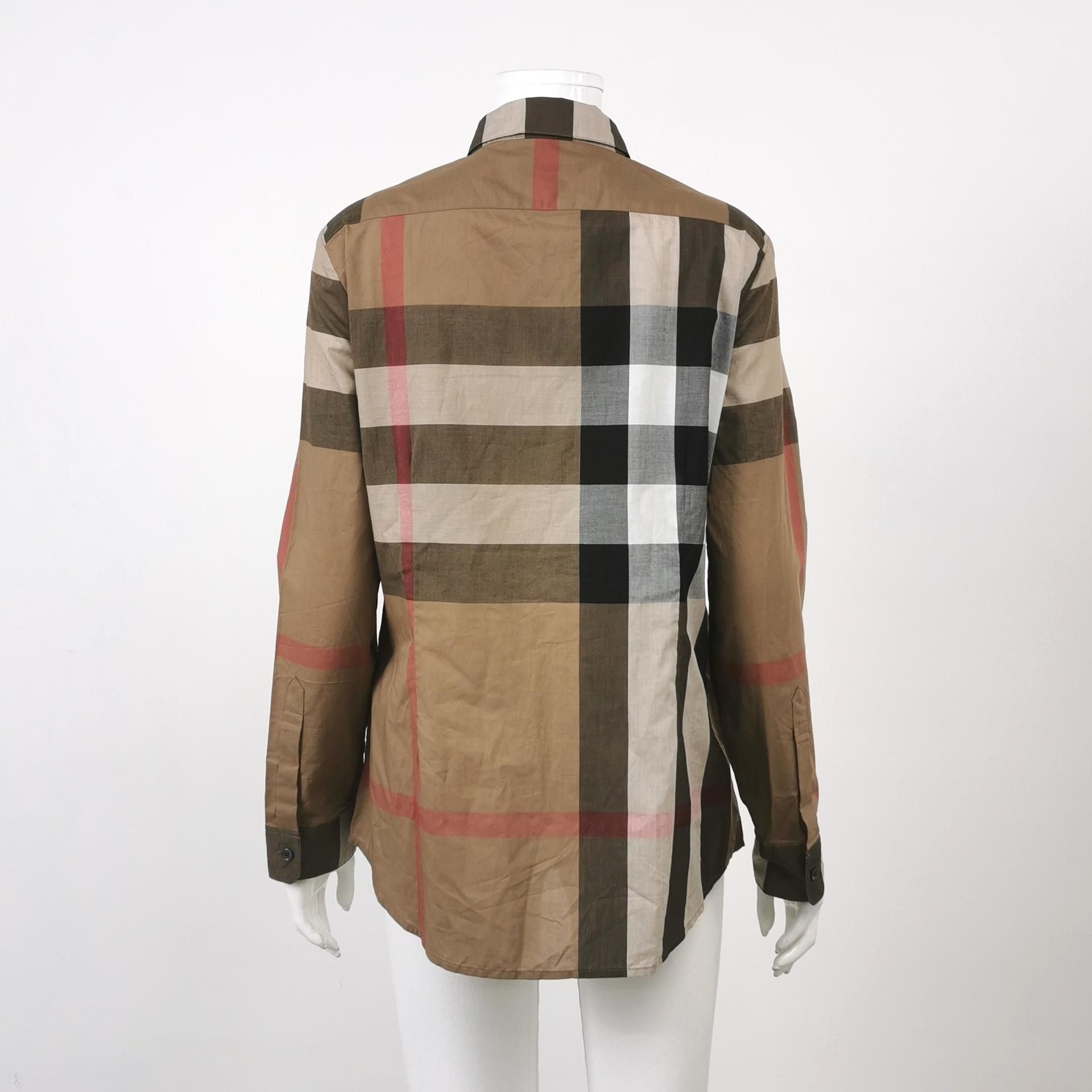 Burberry Burberry Brit Plaid Button Up Shirt Size M Size US M / EU 48-50 / 2 - 2 Thumbnail