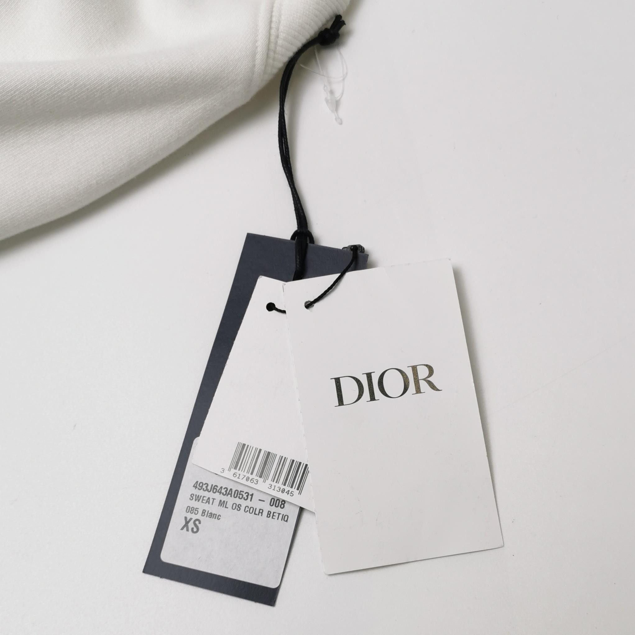 Dior Dior Logo Embroidery Sweatshirt US XS Size US XS / EU 42 / 0 - 6 Thumbnail