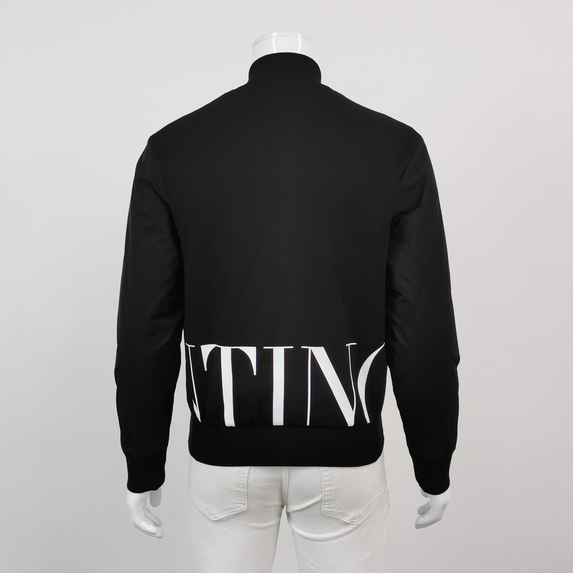 Valentino Valentino Logo Bomber Jacket Size M Size US M / EU 48-50 / 2 - 2 Thumbnail